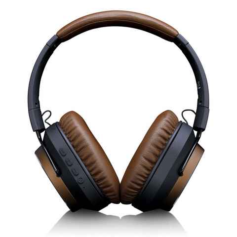 Lenco HPB-730BN Bluetooth-Kopfhörer mit ANC Bluetooth-Kopfhörer (Noise-Cancelling, Bluetooth)
