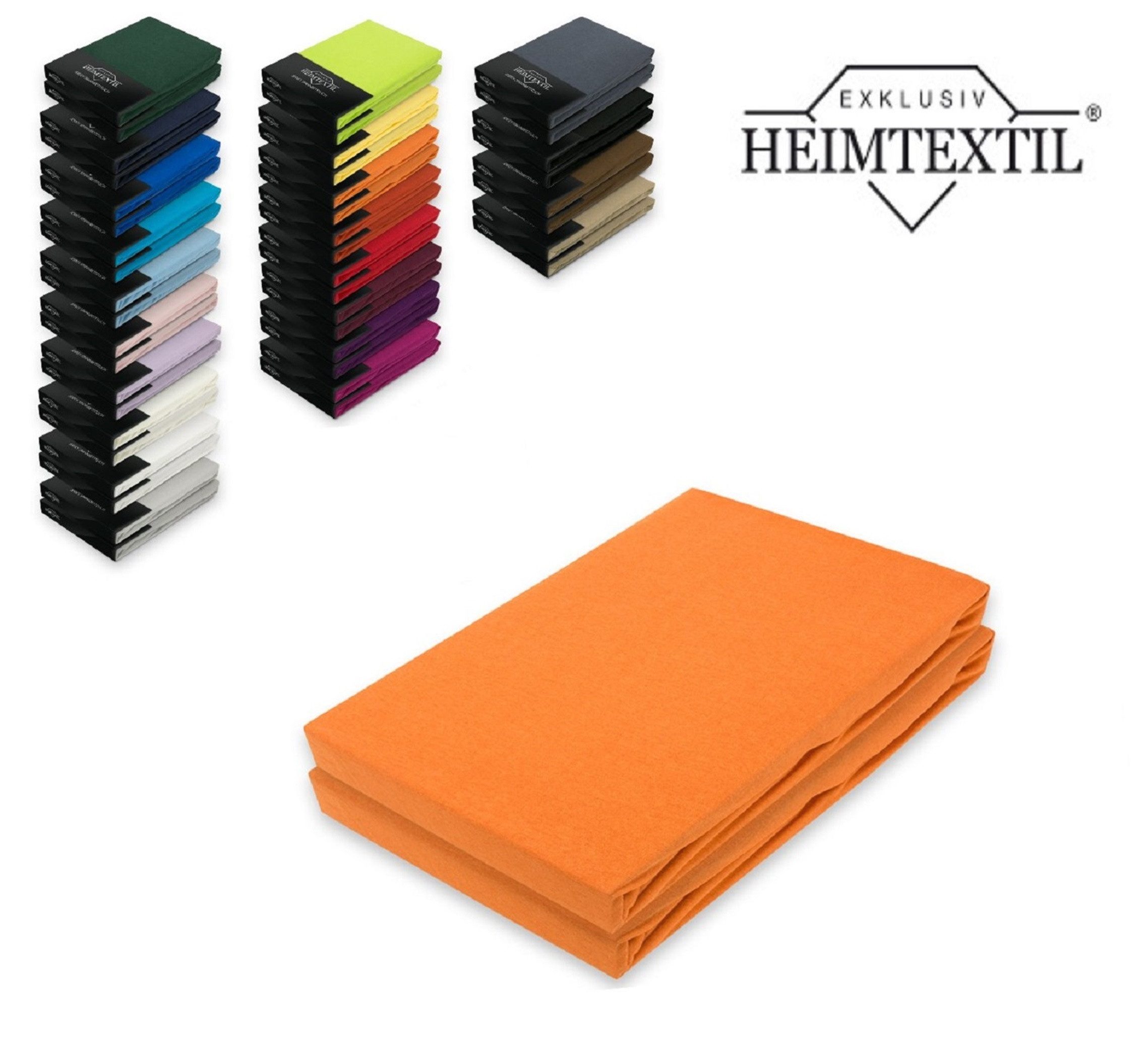 EXKLUSIV HEIMTEXTIL Spannbettlaken Jersey Spannbettlaken PREMIUM günstig online kaufen