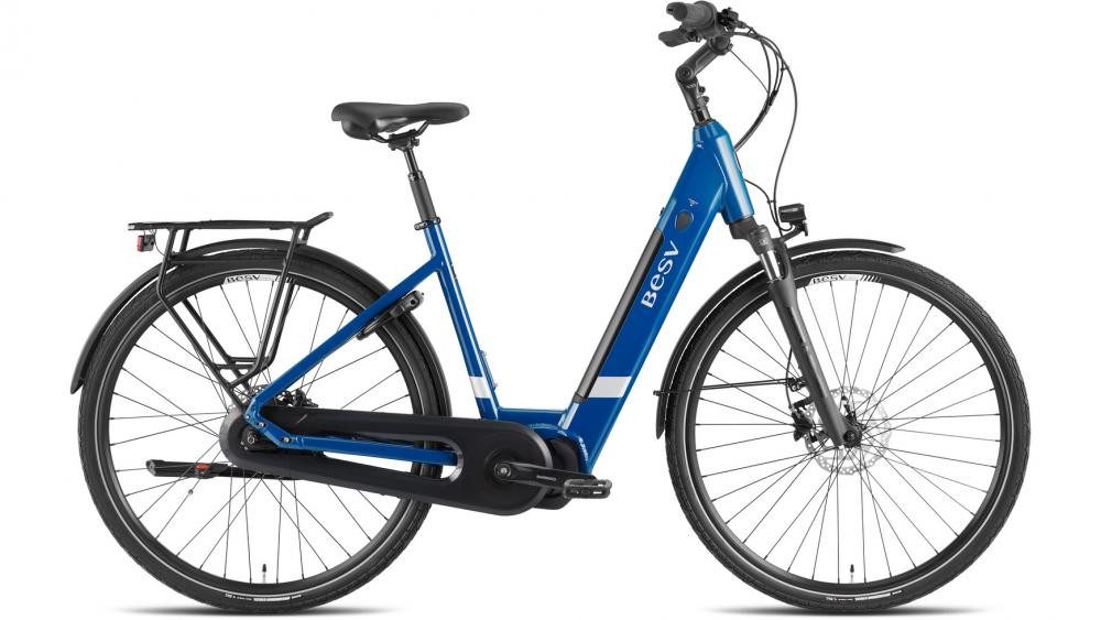 BESV E-Bike BESV CT 2.3 E-Citybike - Low Step 450 Rahmen S Denim Blue mit effizien