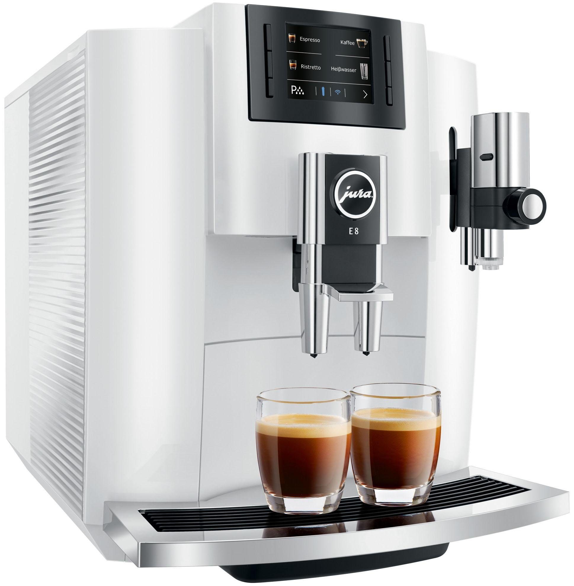 JURA Kaffeevollautomat E8, Wireless ready und kompatibel ...