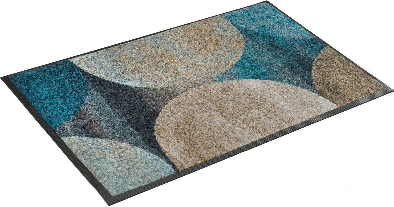 Fußmatte »Galaxia«, wash+dry by Kleen-Tex, rechteckig, Höhe: 7 mm,  Schmutzfangmatte, rutschhemmend, waschbar