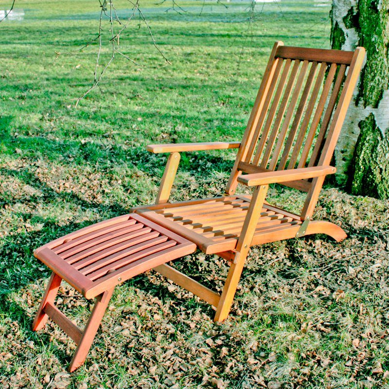 GARDEN PLEASURE Liegestuhl »Montego«, Eukalyptusholz online kaufen OTTO