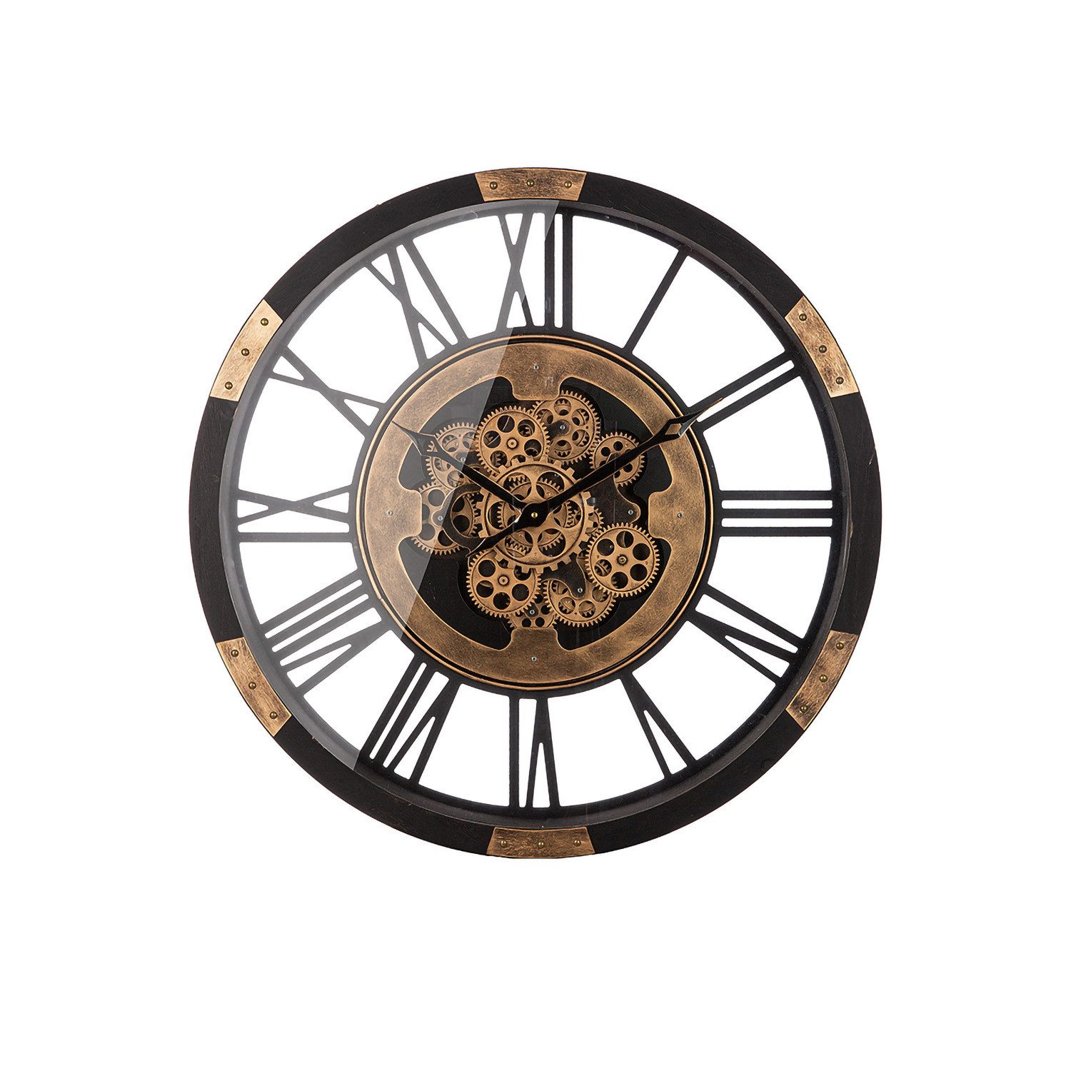 GILDE Wanduhr SETORIA Wanduhr - gold, günstig online kaufen