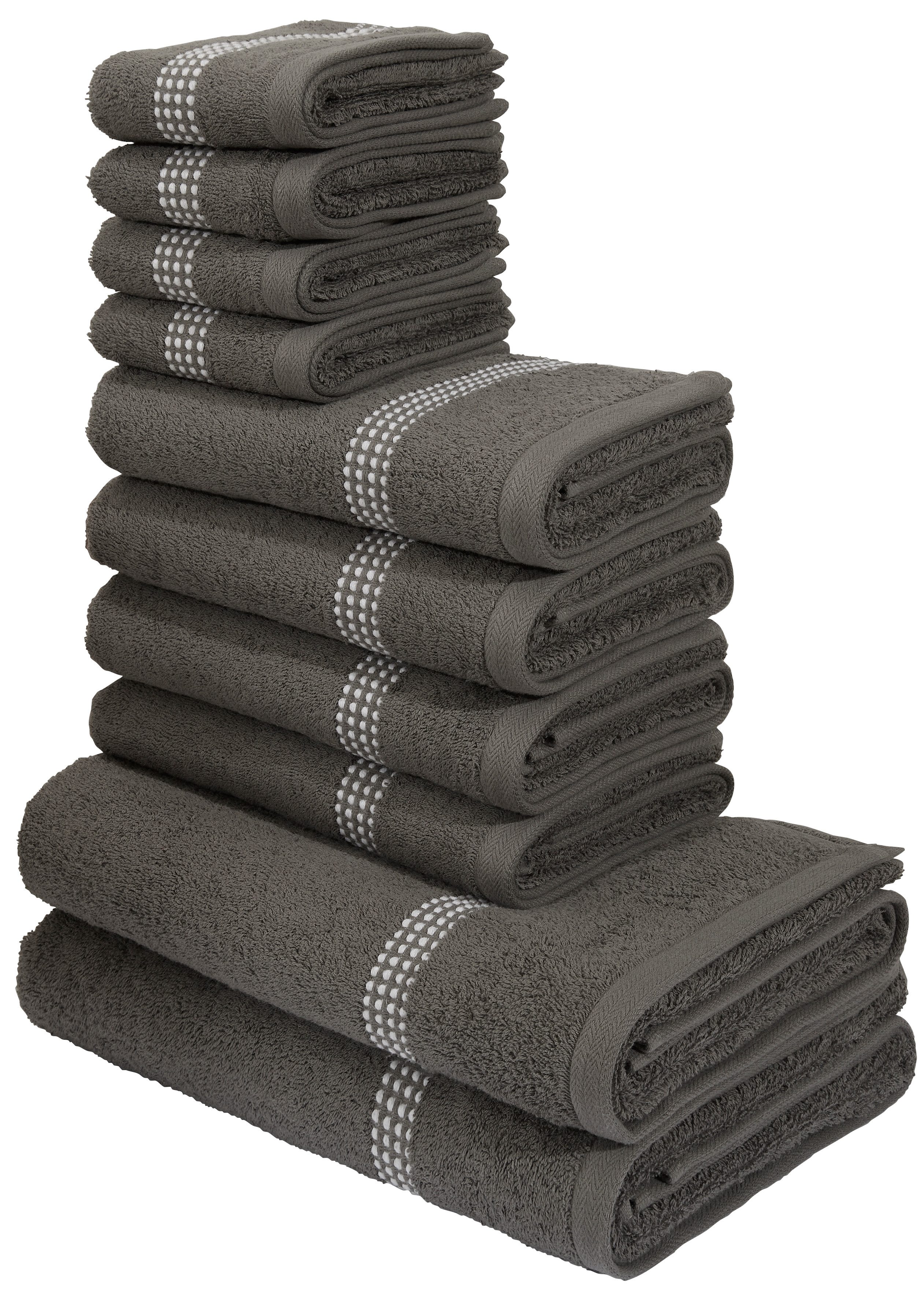 Handtuch Set Kapra, Premium Handtücher, 100% Baumwolle, 500 gr/m²