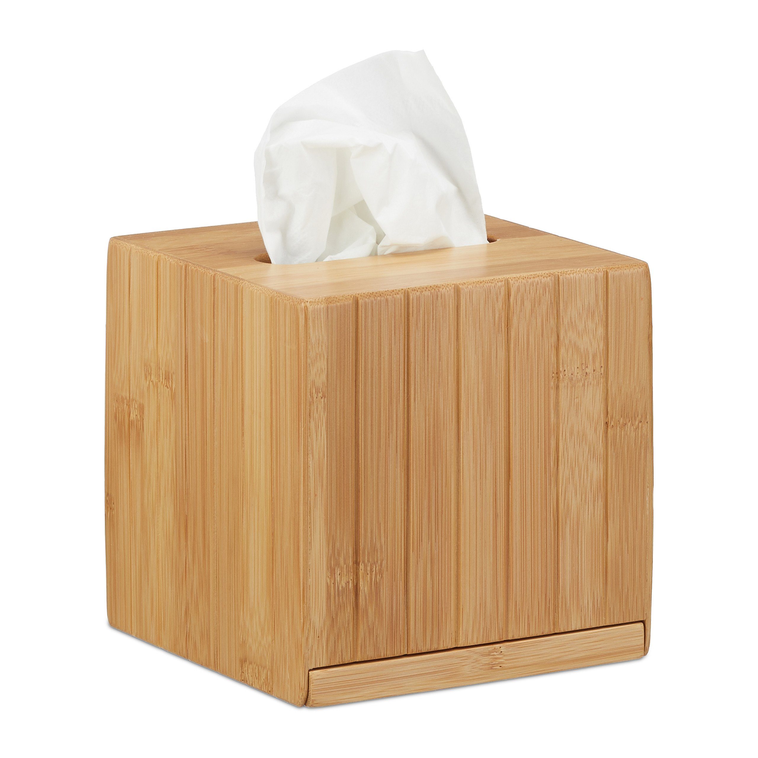 relaxdays Kosmetikbox Kosmetiktücherbox quadratisch günstig online kaufen