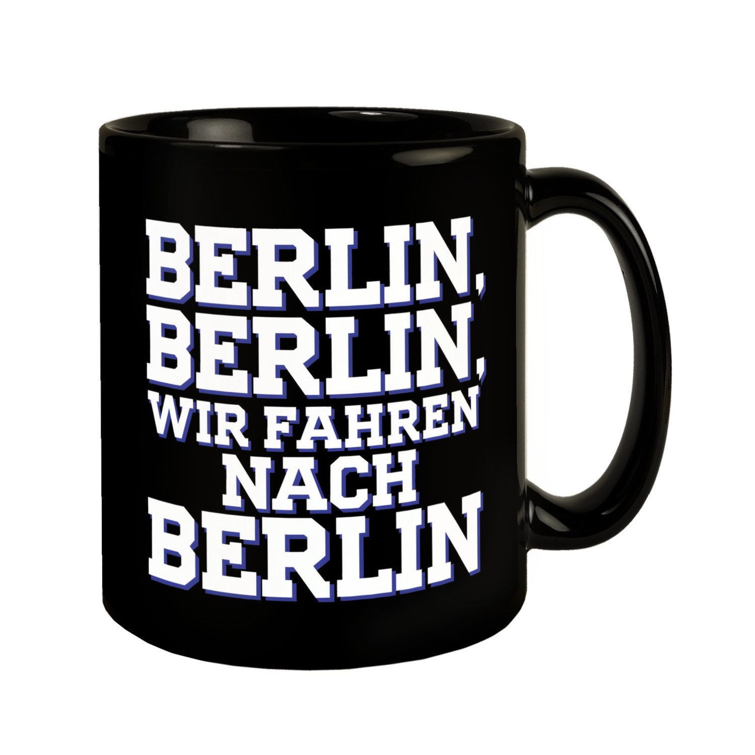 speecheese Tasse Bielefeld Pokalfinale 2025 Tasse BERLIN wir fahren nach