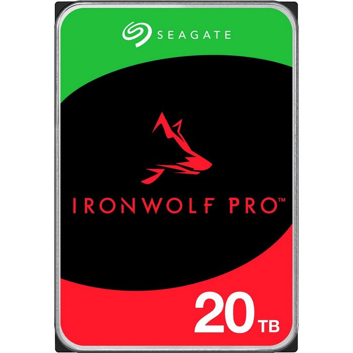 Seagate IronWolf Pro NAS 20 TB CMR SATA 6 Gb/s 3 5" interne HDD-Festplatte