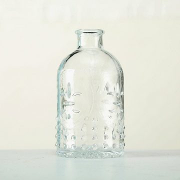 BOLTZE Tischvase Country 3-teilig Blumenvase für Tischdekoration Glas-Vase