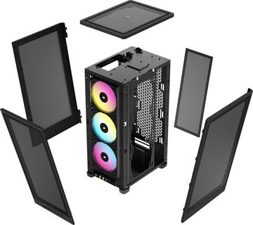 Corsair PC-Gehäuse iCUE 2000D RGB AIRFLOW Mini-ITX Case, Black