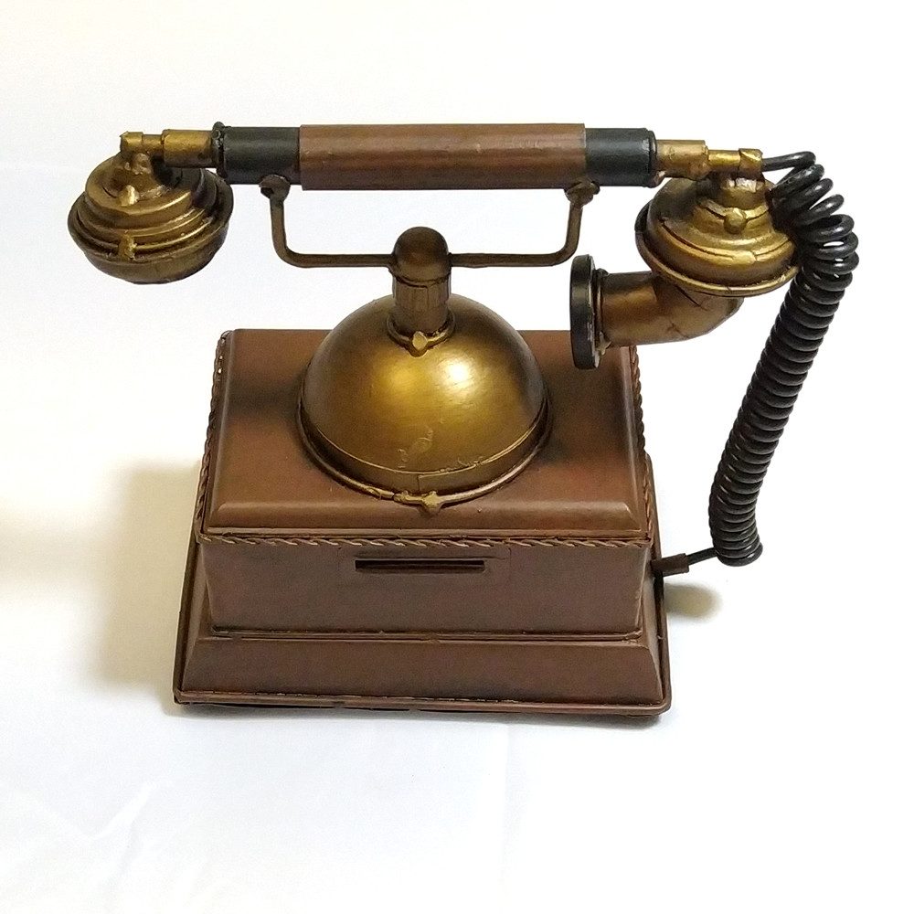 Dynasun Spardose Vintage Telefon, (1-tlg), Vintage Metall-Spardose Modell T günstig online kaufen