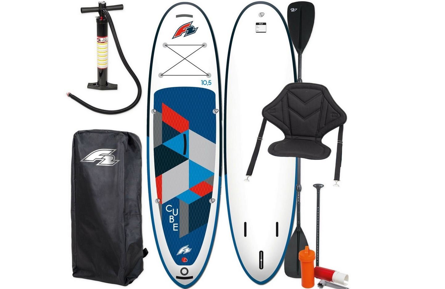 F2 Inflatable SUP-Board »F2 SUP Cube 10,5 Stand Up Paddle Board Kajak Set«  online kaufen | OTTO