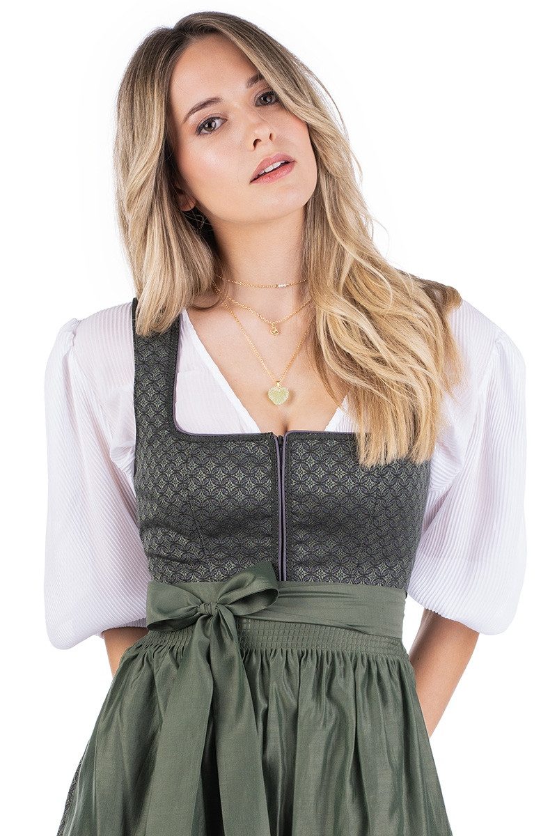 Spieth & Wensky Dirndl Dirndl lang 2tlg. - HEILBACH - dunkelgrün