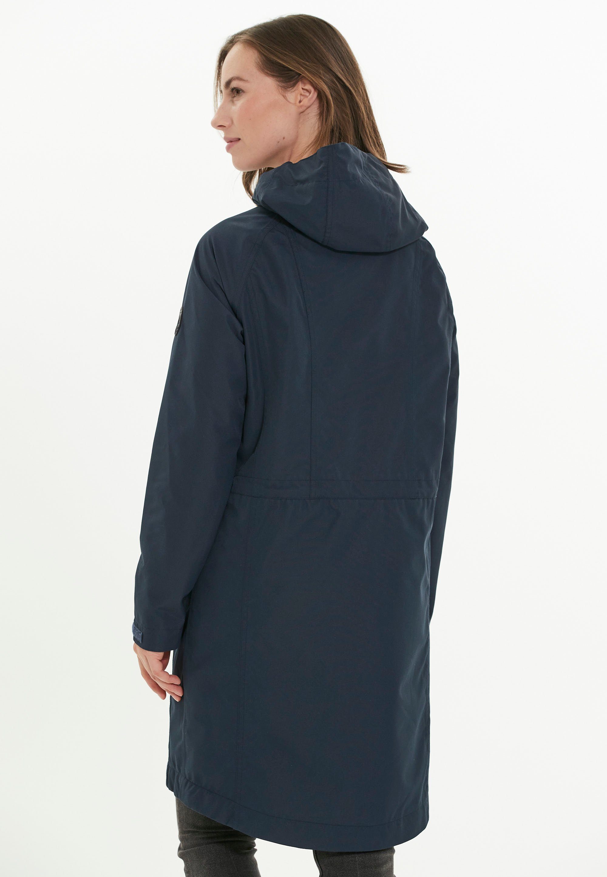 Andosa mit wasserabweisender Softshelljacke dunkelblau PU-Membran WHISTLER