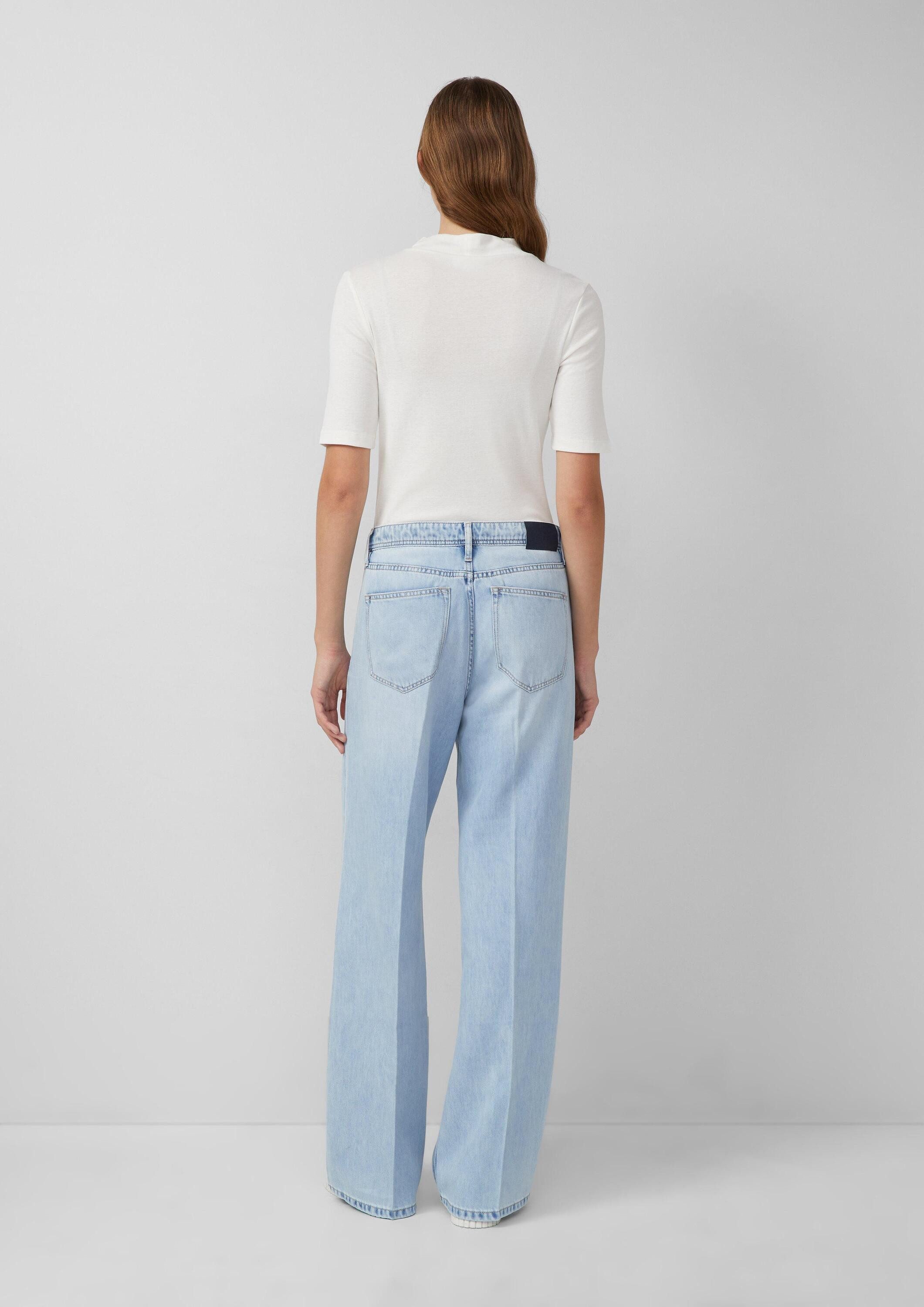 s.Oliver Weite Jeans Jeans-Hose SURI Jeans Suri / Regular Fit / Mid Rise / Wie Leg