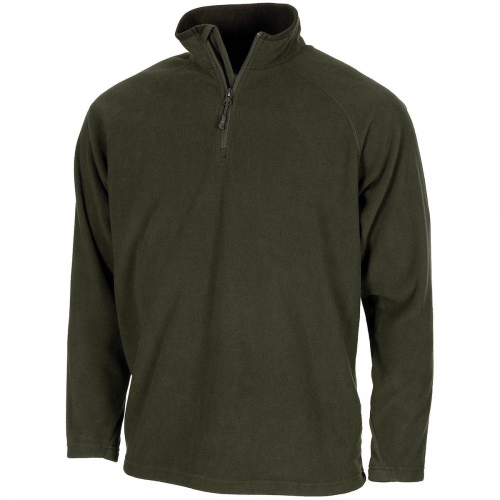 MFH Langarmshirt Shirt, "Troyer", Microfleece, langarm, günstig online kaufen