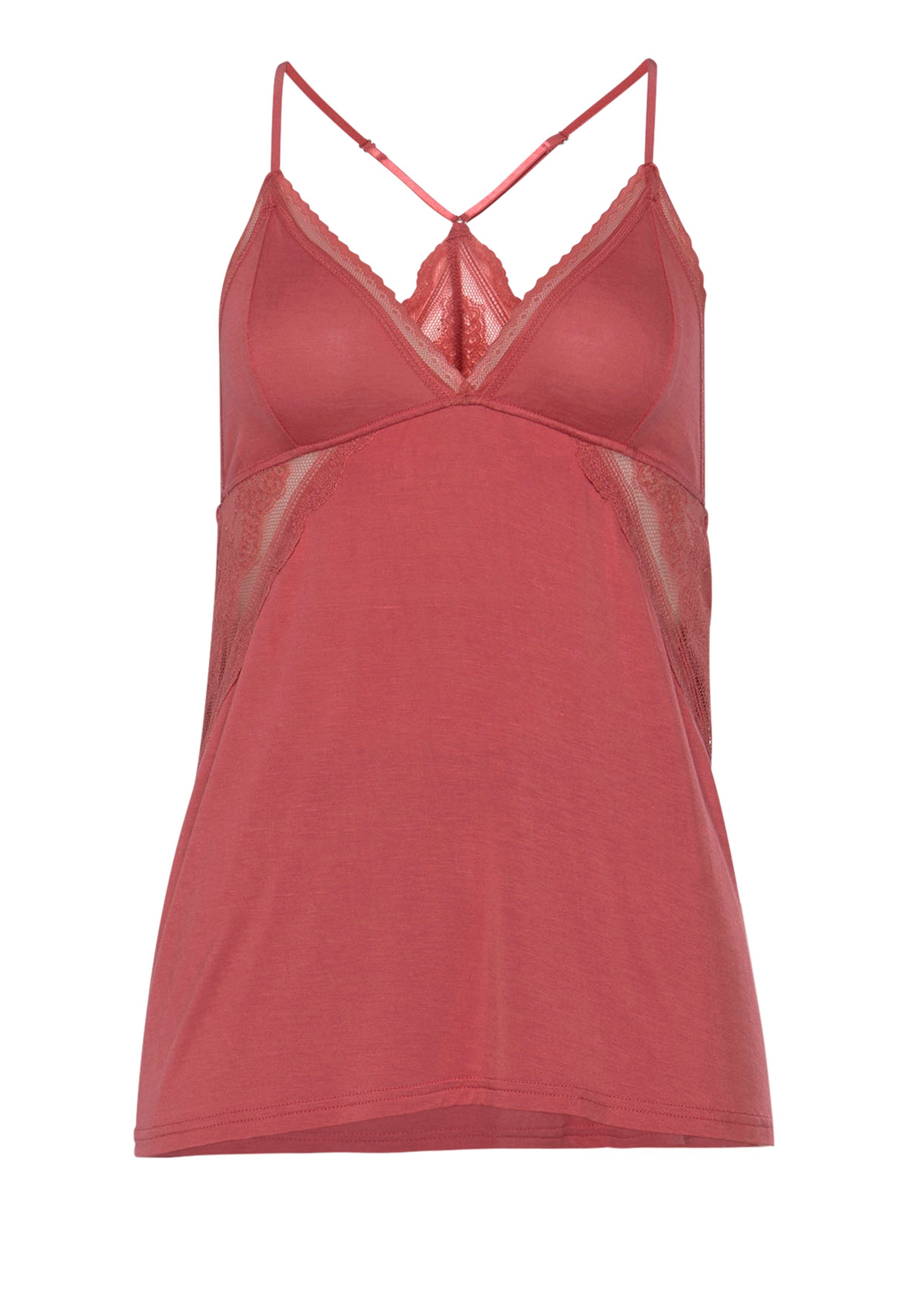 LASCANA Babydolltop mit feinen Trägern und transparenten Spitzeneinsätzen. € 19,99