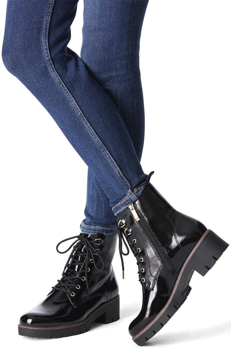 Tamaris Schnürstiefelette mit Anziehlasche günstig online kaufen