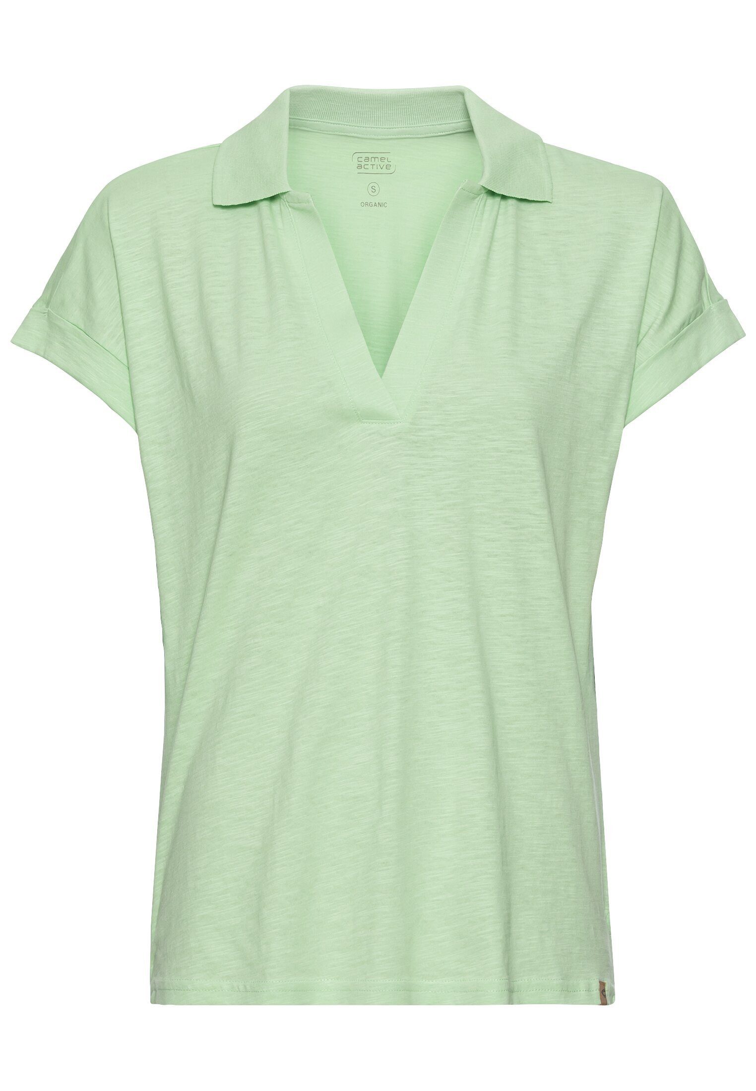 camel active T-Shirt T-Shirt mit Polokragen günstig online kaufen