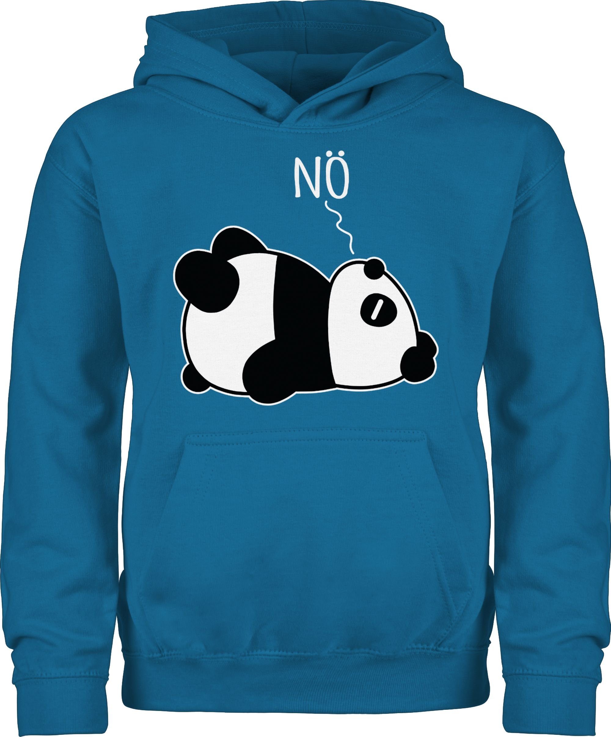 Hoodie Nö - Panda - weiß