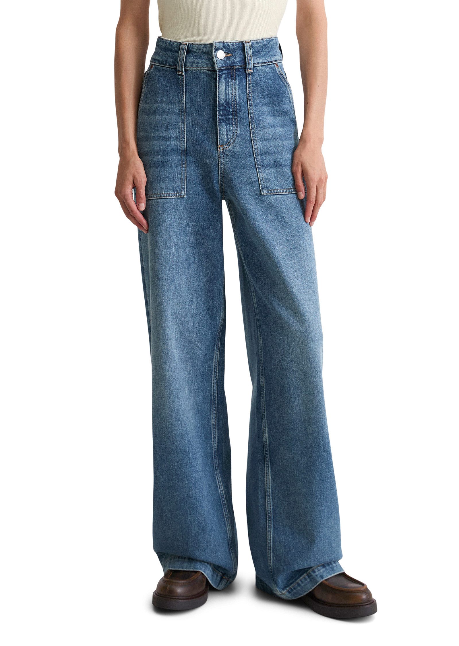 Marc O'Polo Weite Jeans mit CIRCULOSE® günstig online kaufen