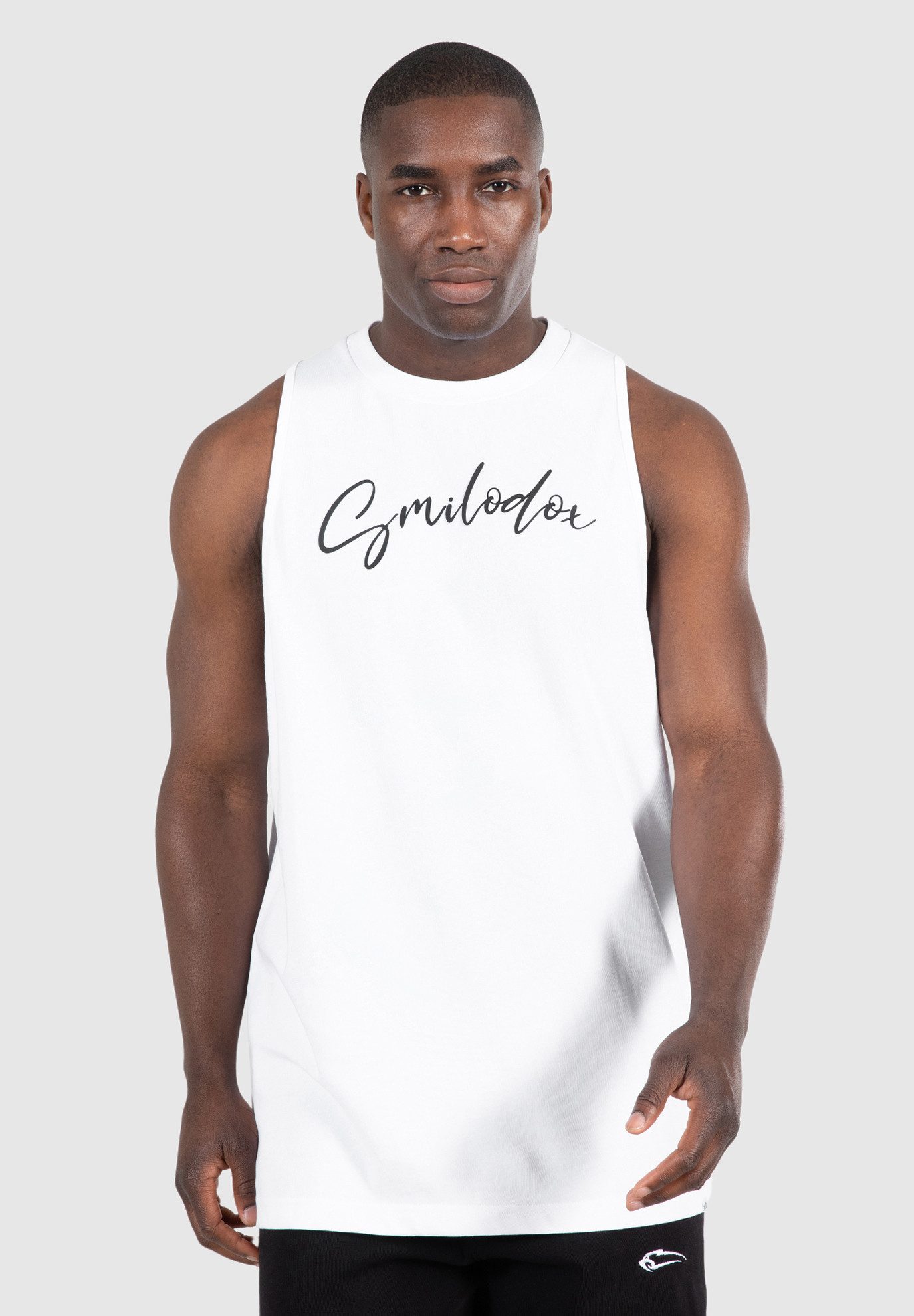 Smilodox Tanktop Bennet 100% Baumwolle günstig online kaufen