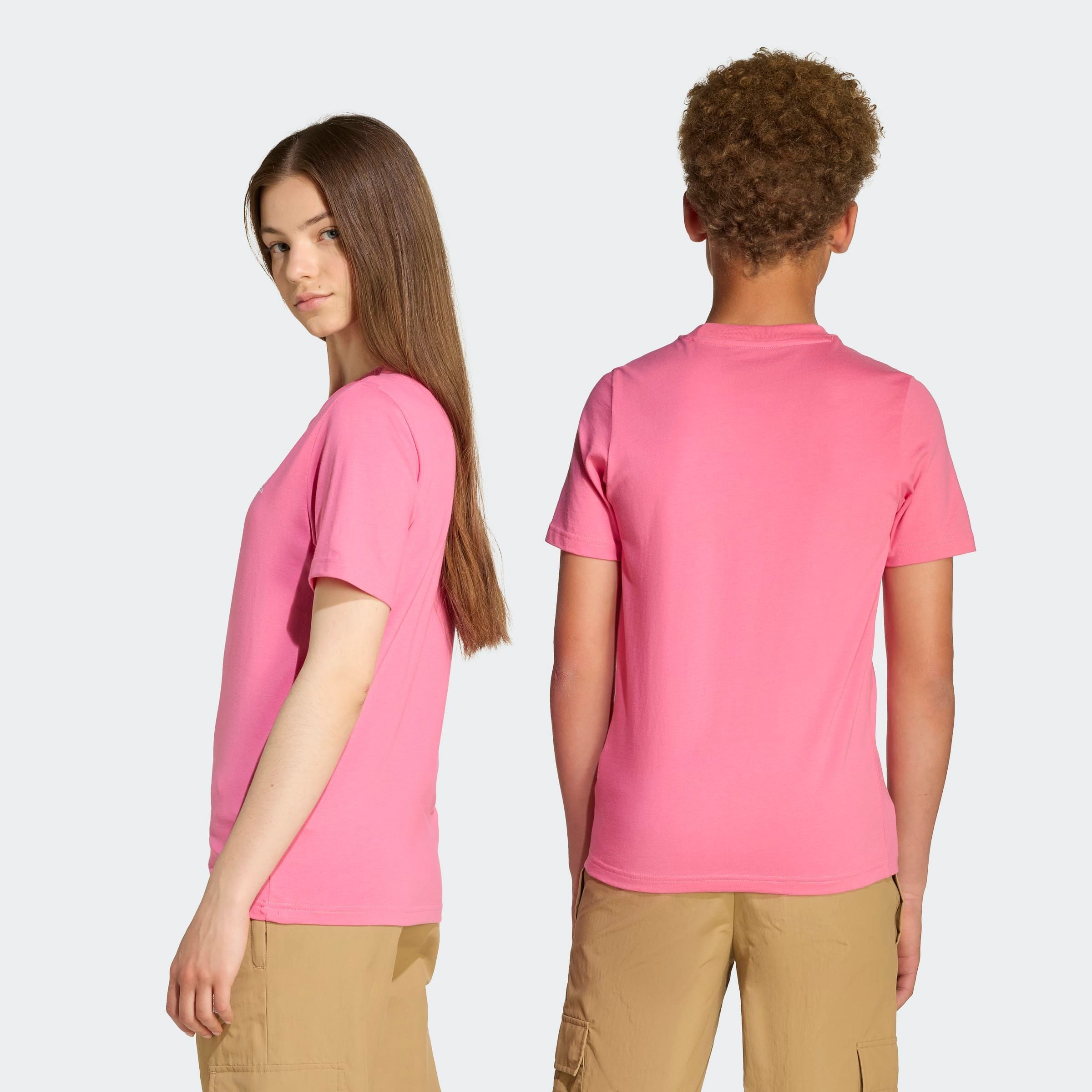 adidas Originals T-Shirt TEE für Kinder und Teens, mit gerippten Details, mit Rundhalsausschnitt