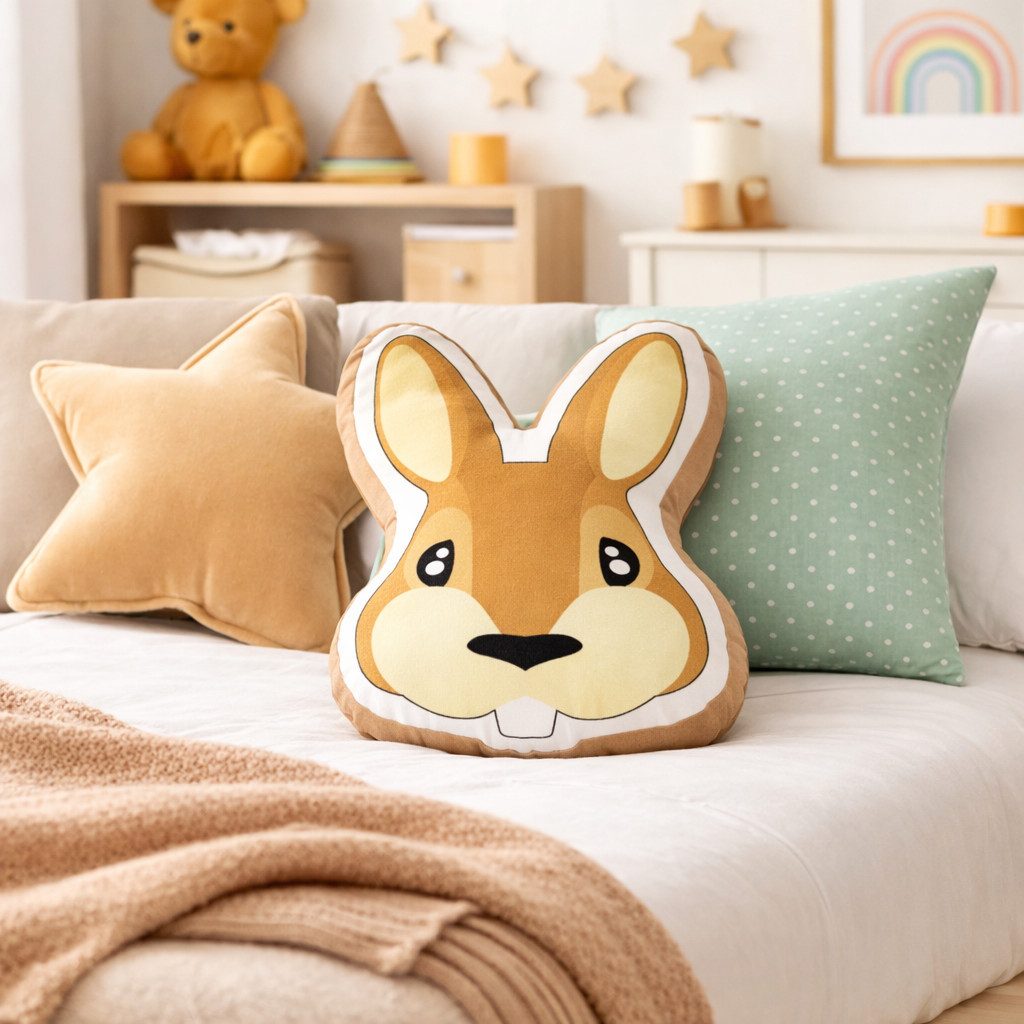 Capventure Dekokissen The Zoo - Kissen Hase (1101452) Kinder Dekokissen Sofakissen Tier