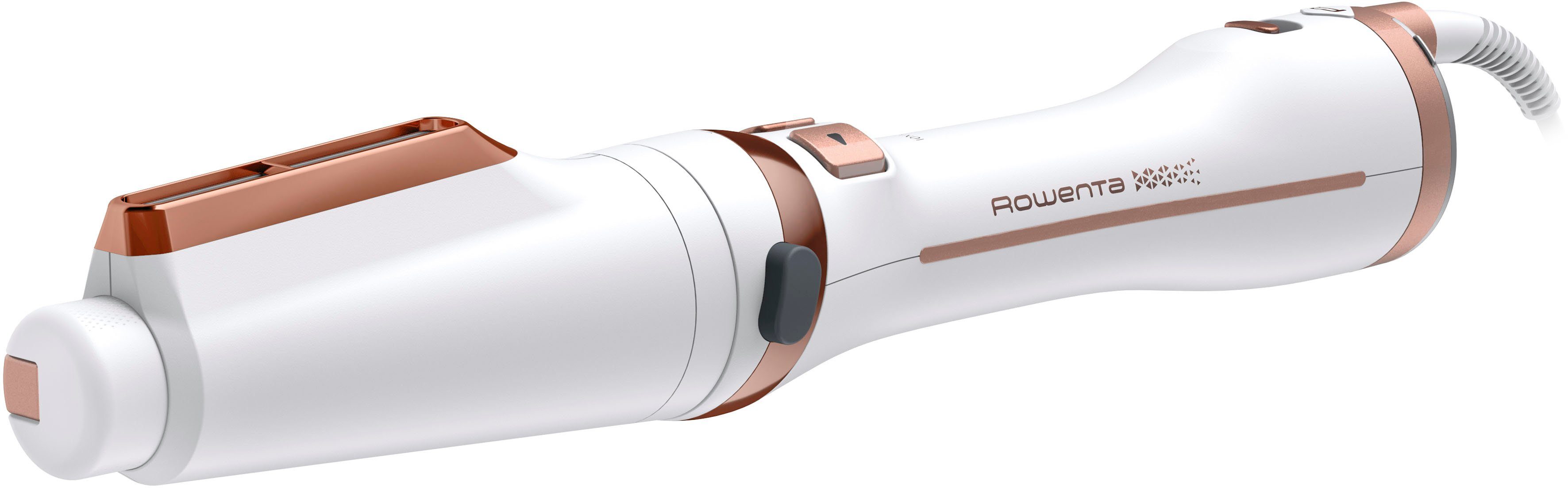 Rowenta Warmluftbürste Brush Activ Ultimate Care, rotierende Warmluftbürste 2 in 1 Styling, Keramikbeschichtung, Ionen-Booster, innovative Flip-Funktion, CF9720 weiß