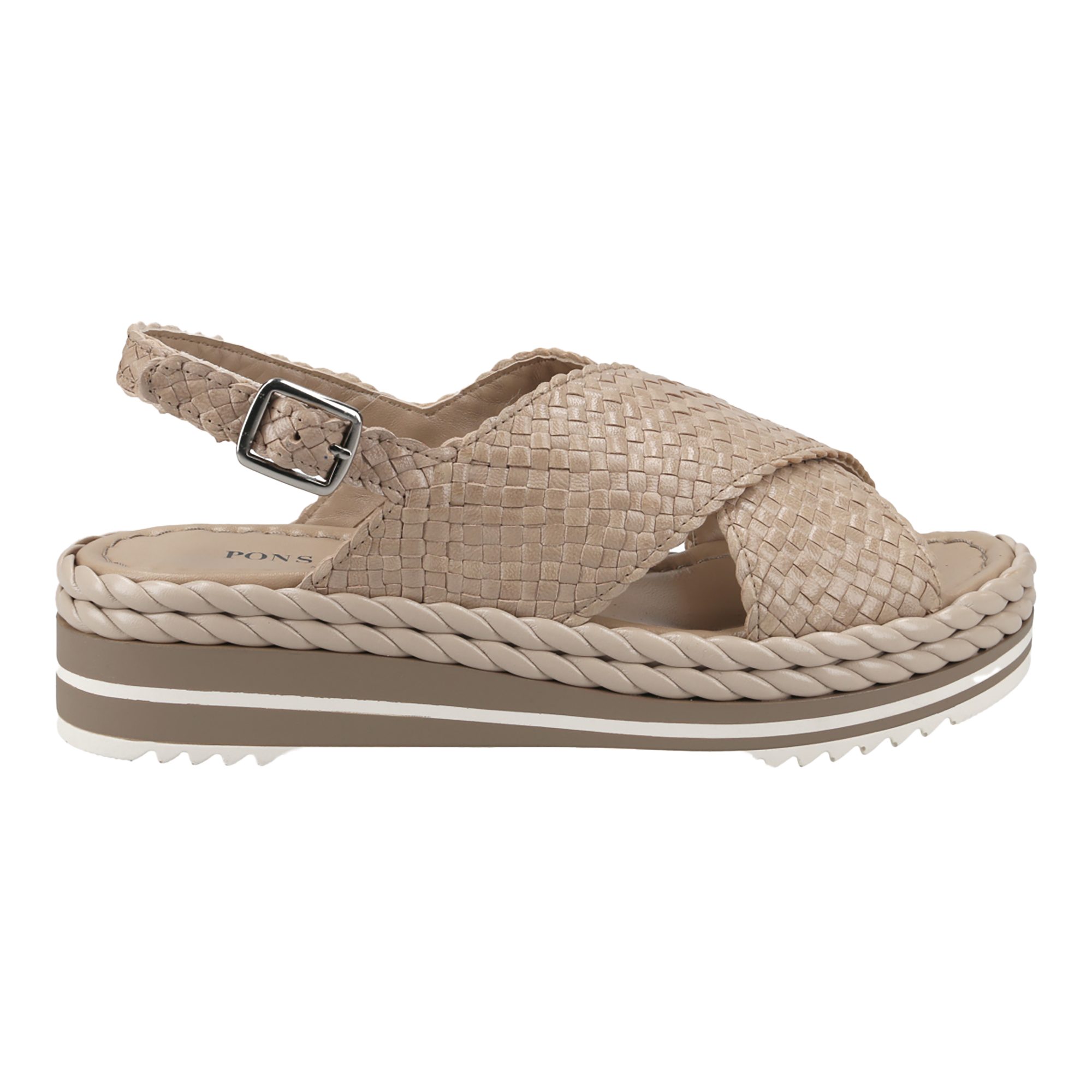 Pons Quintana Pons Quintana 9783.T00 TAUPE, Sandaletten, Taupe/ Beige, Damen Sandalette