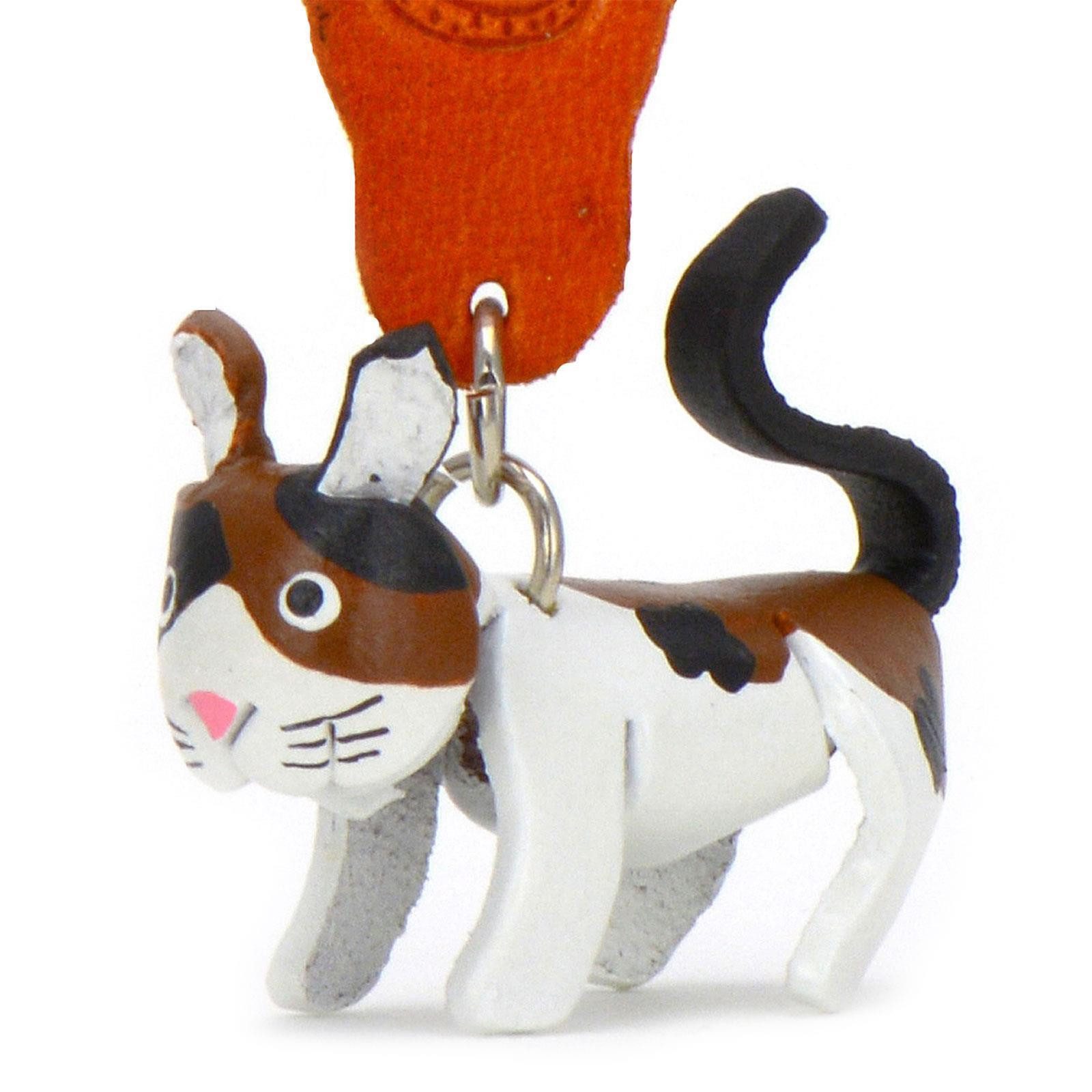 Schlüsselanhänger Set Katzen Schlüsselanhänger aus Leder