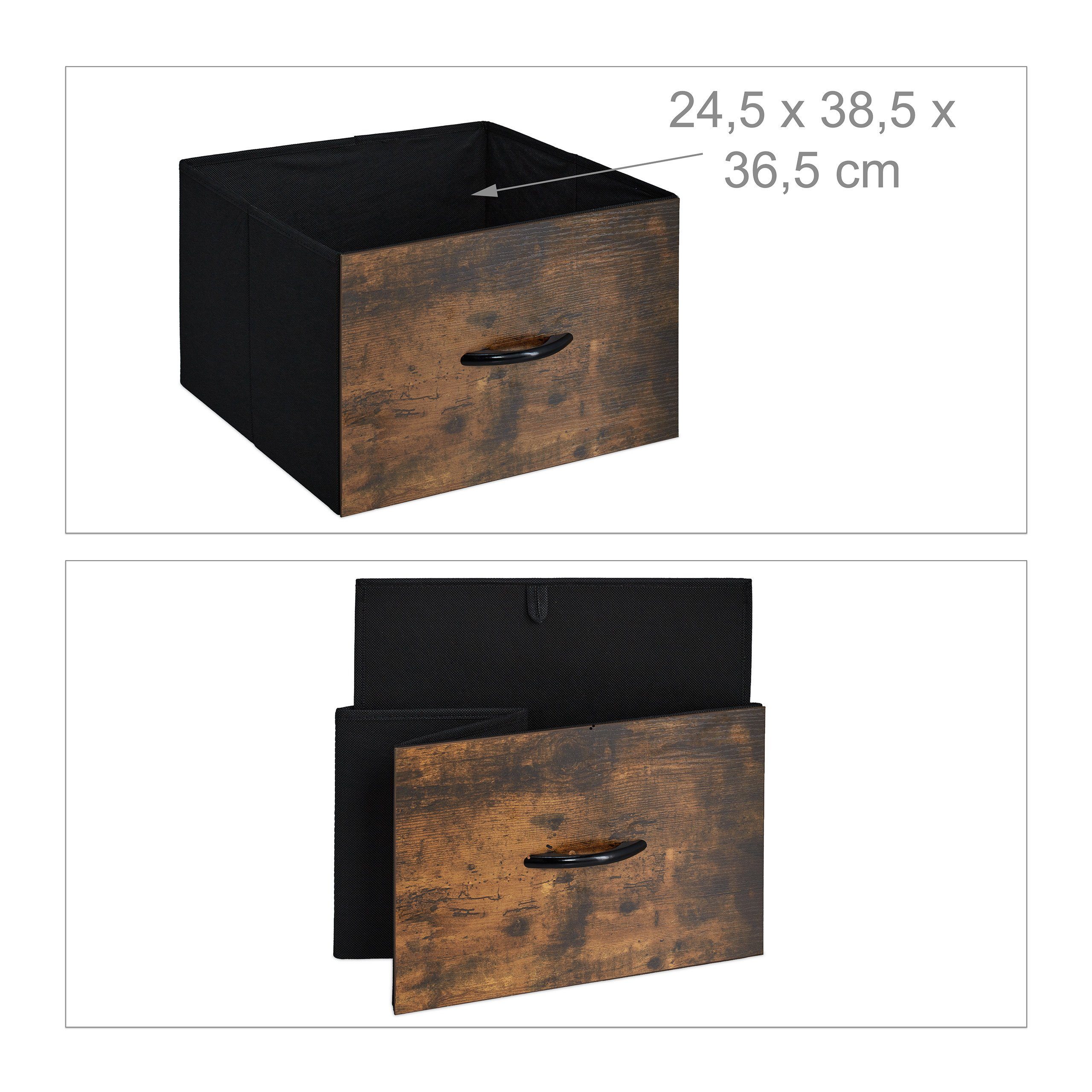 relaxdays Regal Vintage Regal im Industrial Design, 1-tlg. – Bild 5 von 5