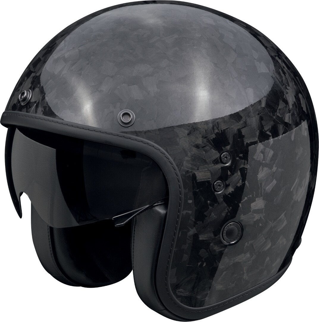 Motorradhelm Belfast Evo Onyx Carbon Jethelm