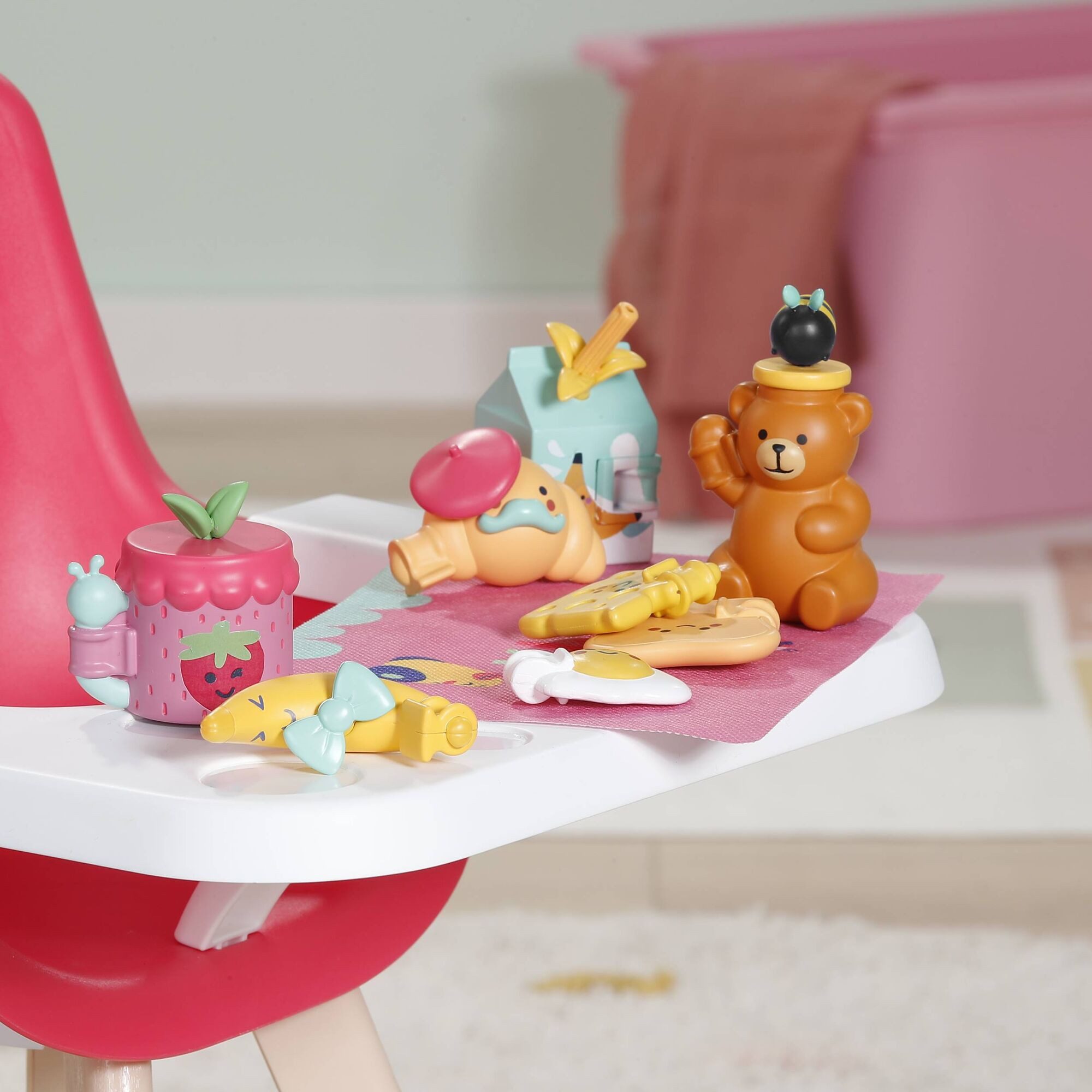 Baby Born Puppengeschirr Frühstücksset, passend für Click & Play BABY born Puppen – Bild 5 von 5