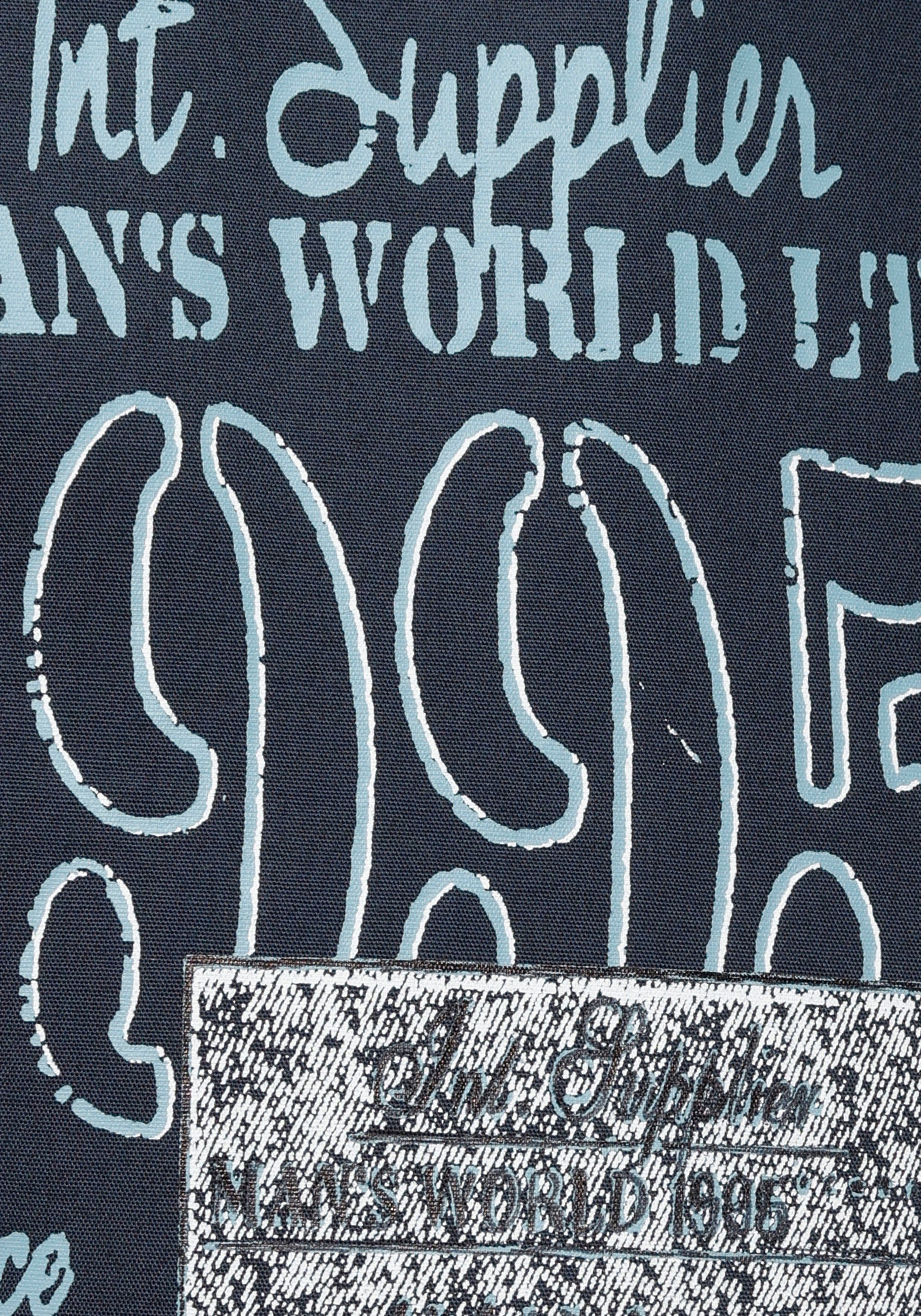 Man's World Kurzarmhemd mit Print