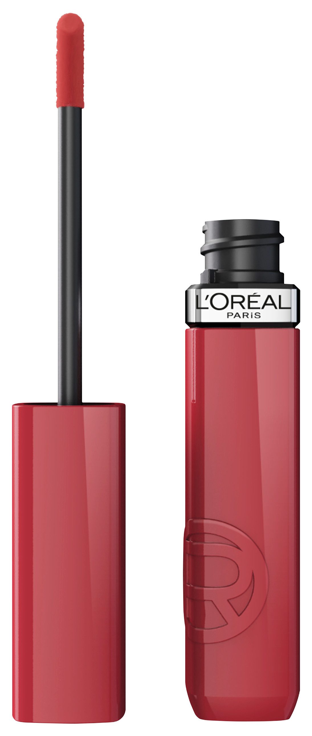 L'ORÉAL PARIS Lippenstift INFAILLIBLE LAQUE RESISTANCE 16H, mit intensiver Farbe und Glanz, bis zu 16 Stunden Halt