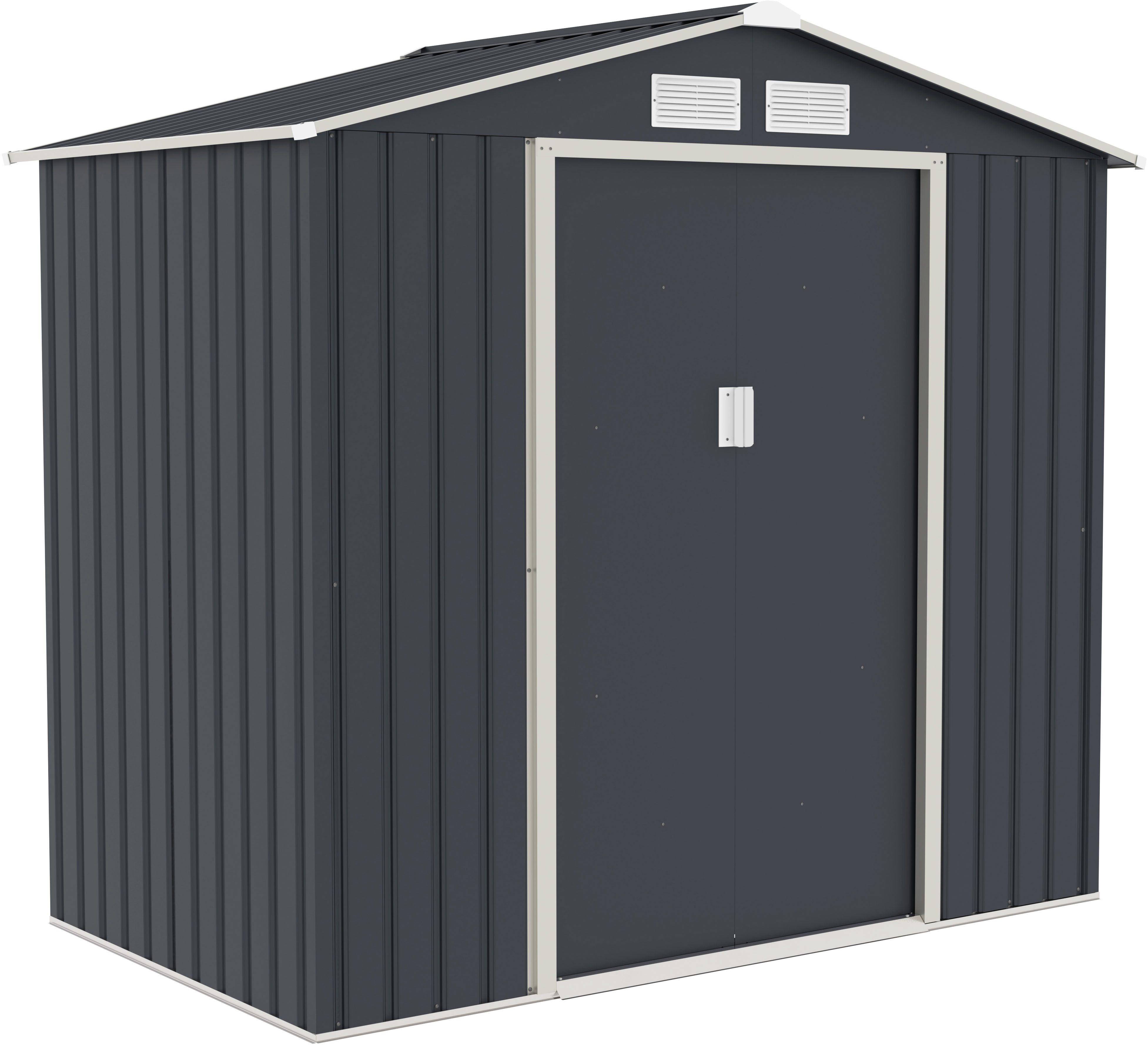 KONIFERA Gerätehaus Metall-Geräteschuppen, inkl. Bodenrahmen, BxT: günstig online kaufen