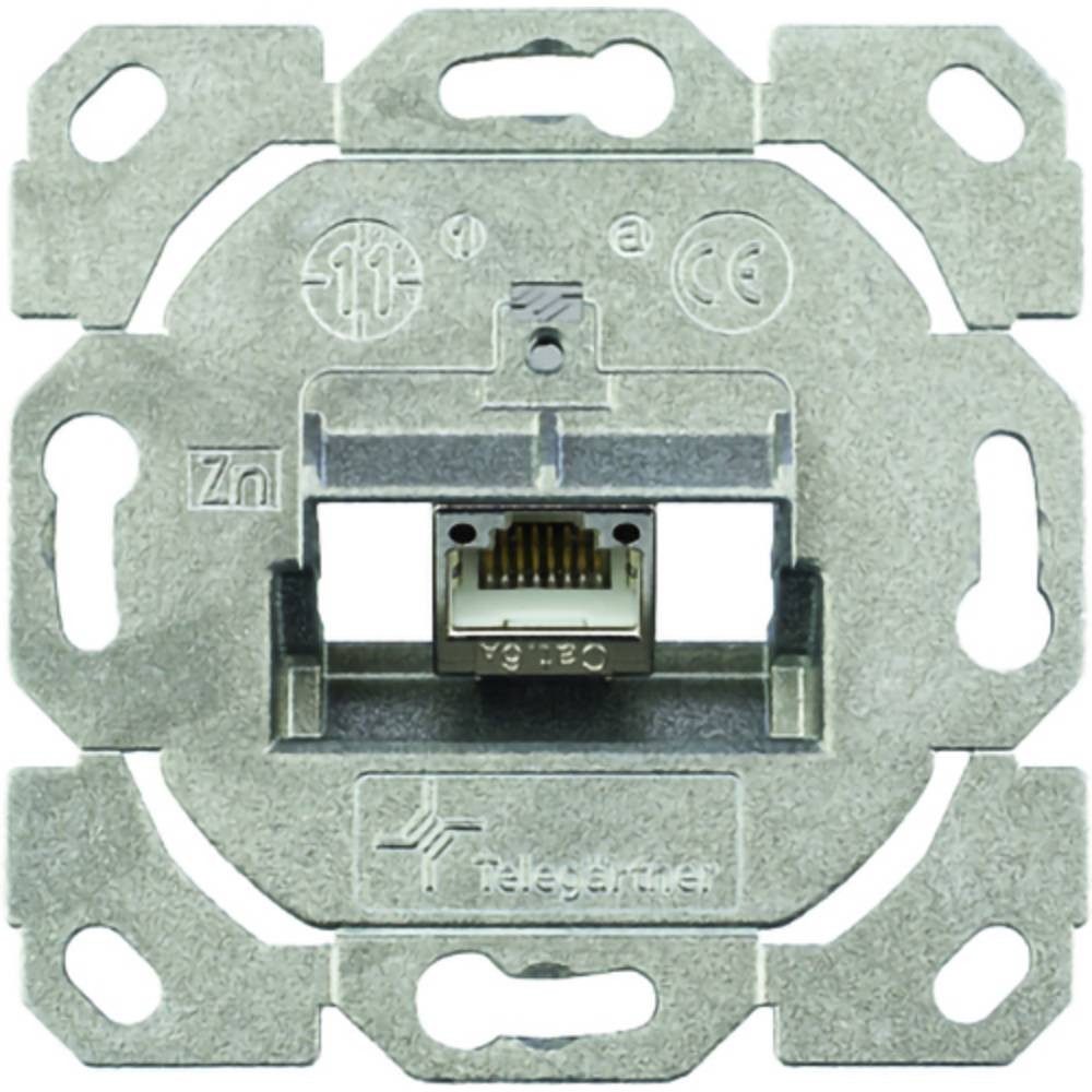 Telegärtner Netzwerkdose Schraubbefestigung, Unterputz Einsatz CAT 6a 100022984 Netzwerk-Adapter