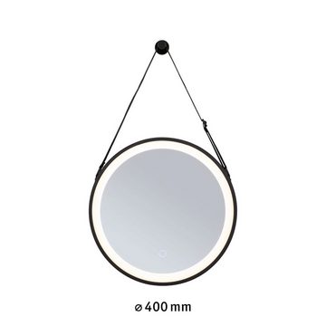 Paulmann LED Wandleuchte Spiegel Miro rund frame strap IP44 7,5W 400mm 230V, LED fest integriert, Tageslichtweiß, TunableWhite, Spiegel