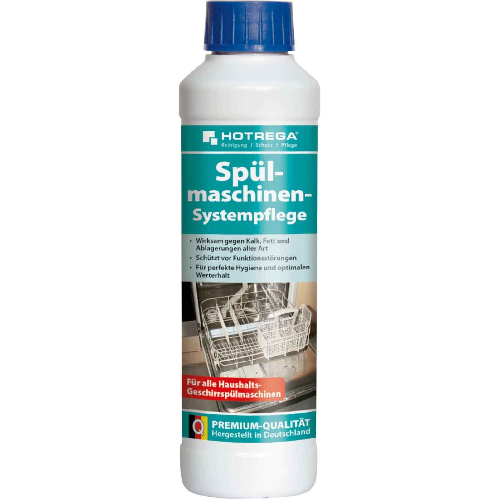 HOTREGA® Spülmaschinenreiniger Spülmaschinen Systempflege Entkalker 250 ml Küchenreiniger