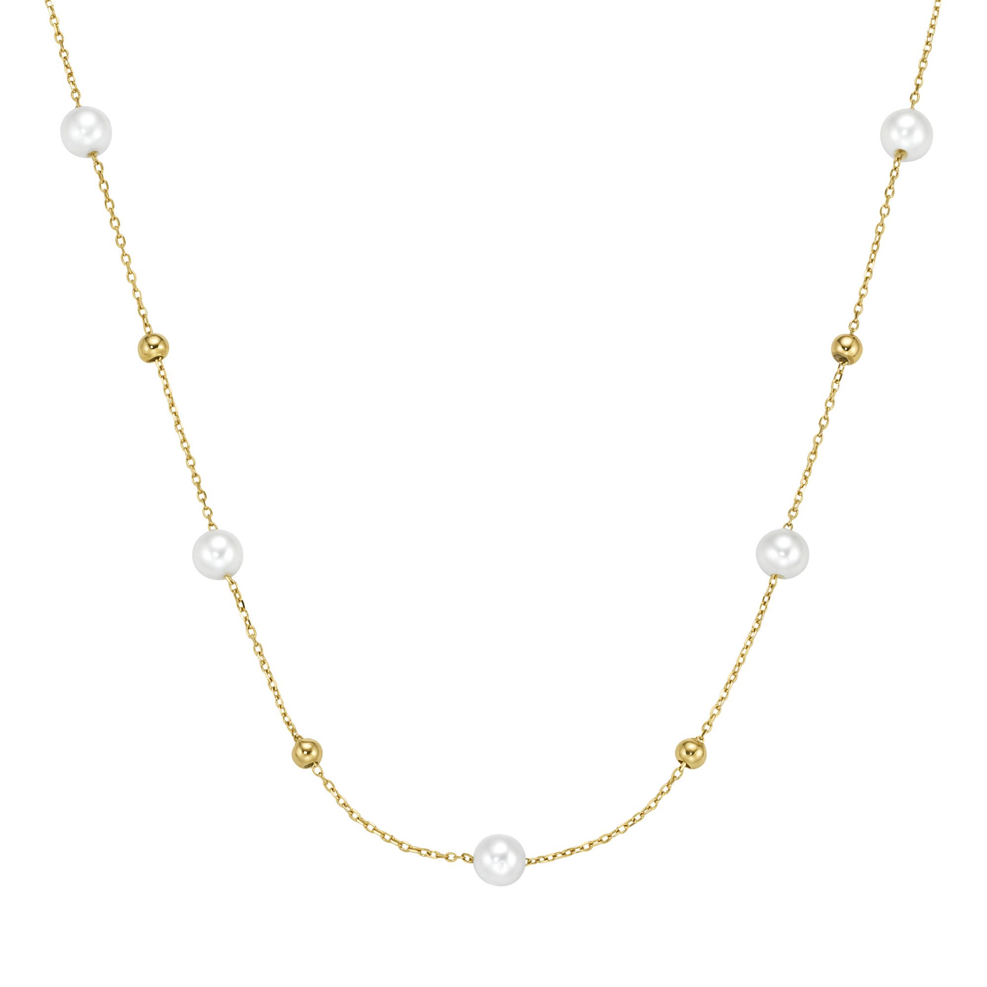 GIORGIO MARTELLO MILANO Collier mit Süßwasser-Perlen, Silber 925