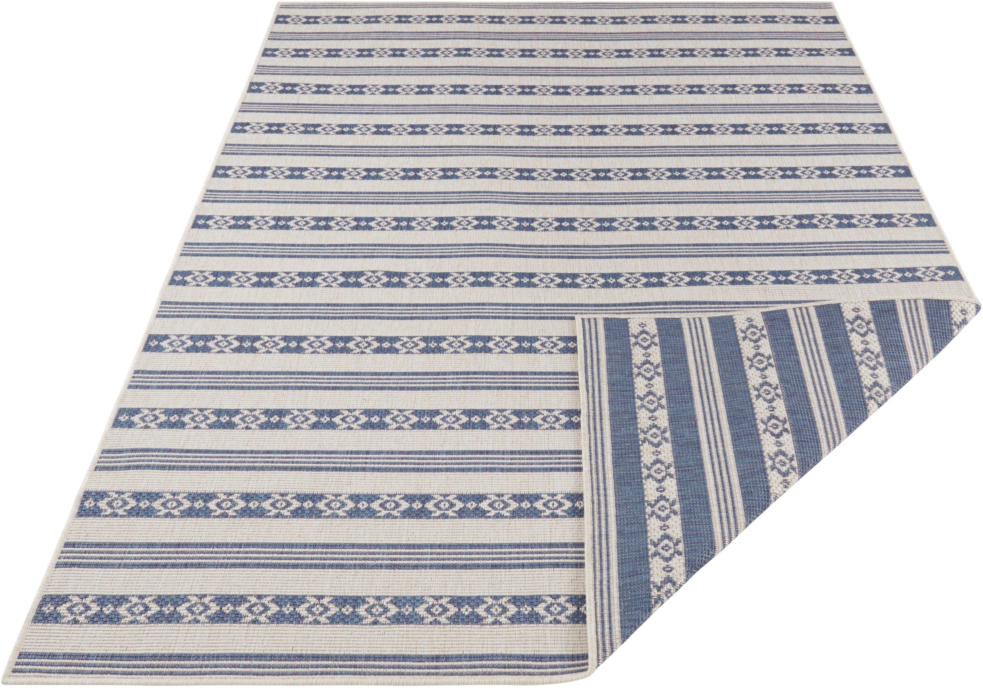 Teppich »Fiji«, NORTHRUGS, rechteckig, Höhe 5 mm, In- und Outdoor geeignet, Wendbar, Wohnzimmer-Otto