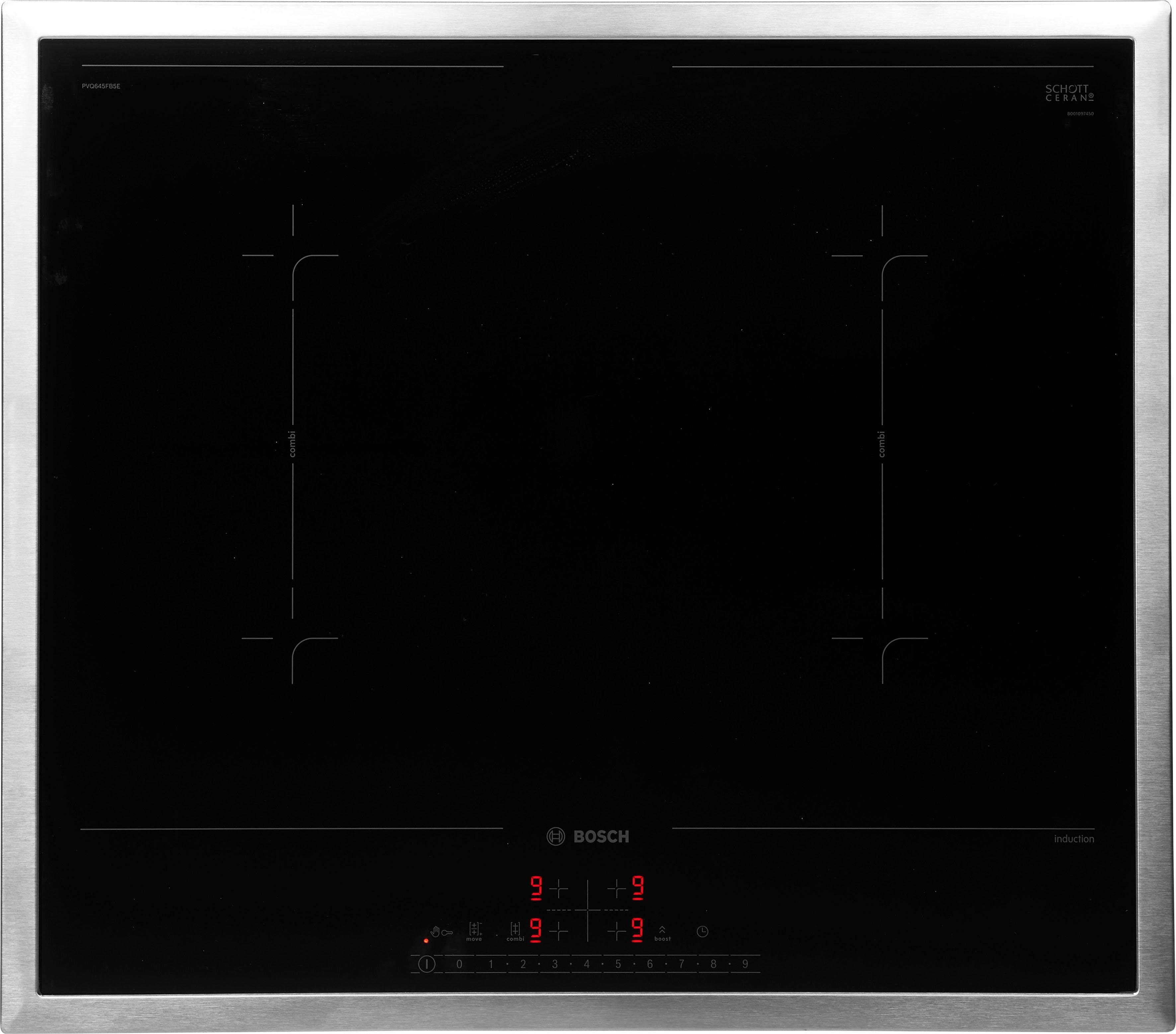BOSCH Induktions-Kochfeld von SCHOTT CERAN® PVQ645FB5E PVQ645FB5E ...