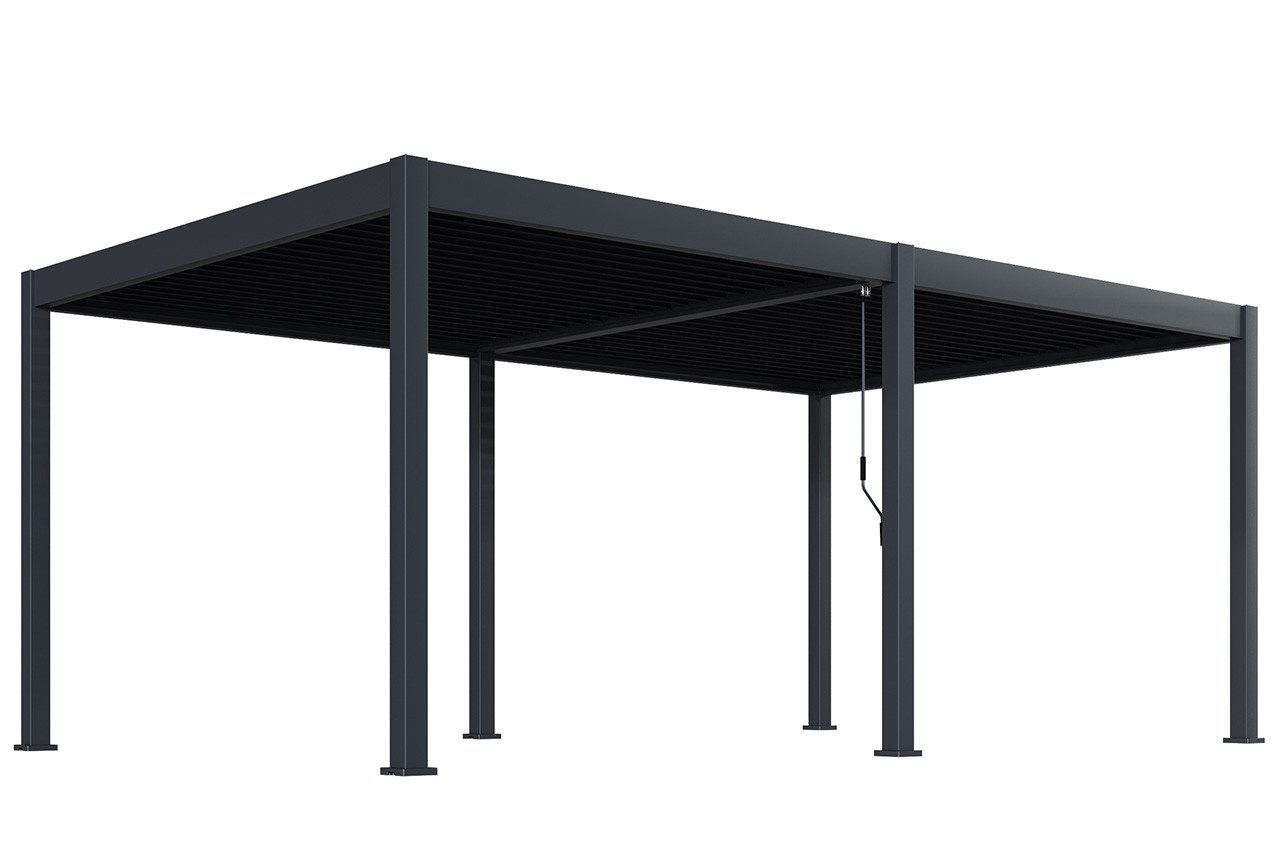 Pergola »Oasis 3,6 x 6 m« Lamellendach Pergola Pavillon Terrassenüberdachung