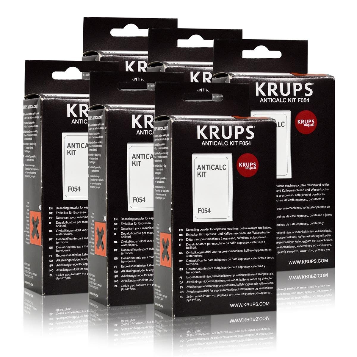 Krups Krups Entkalker F054 Anticalc Entkalker, 6er Pack Kit*