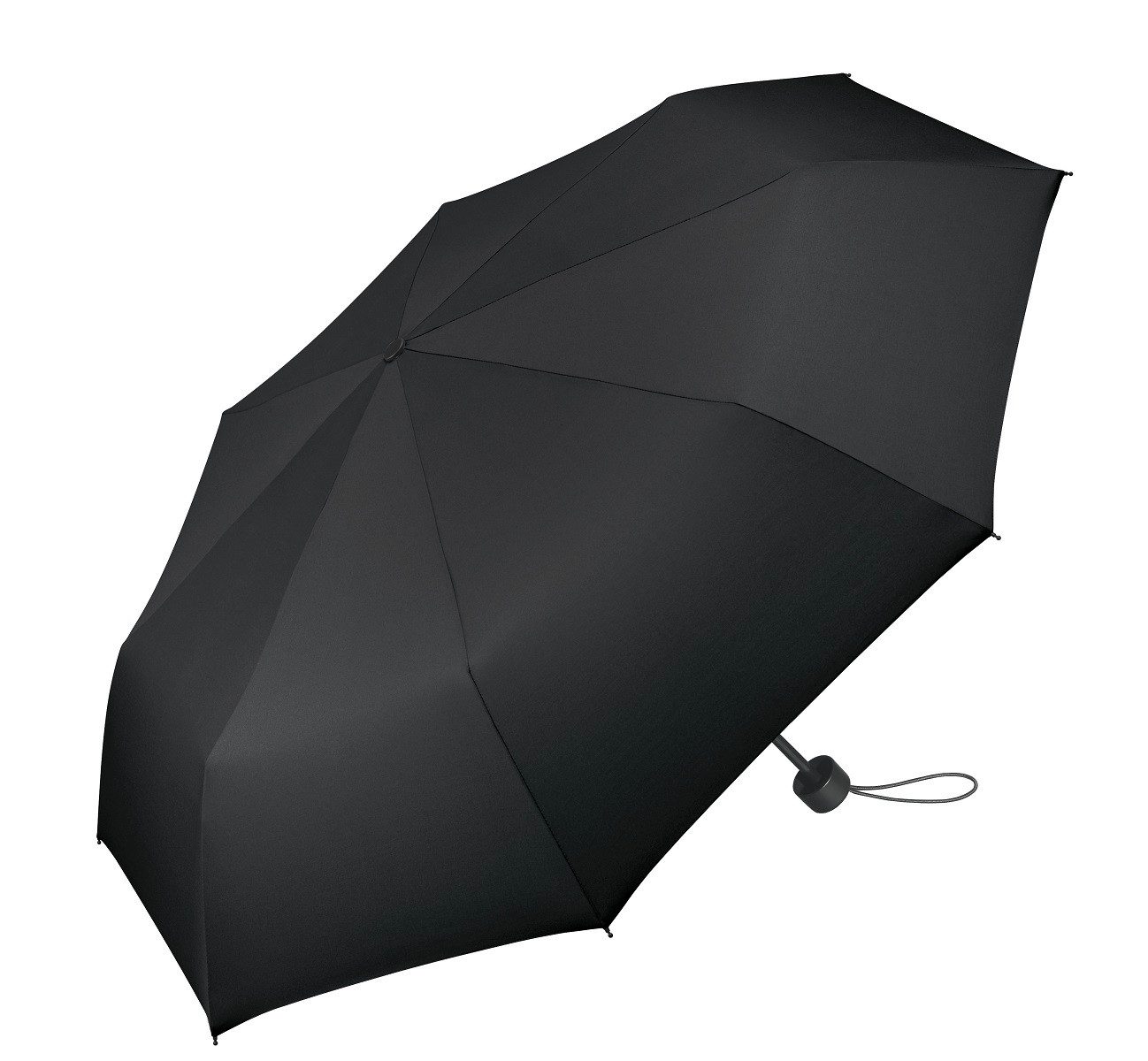 HAPPY RAIN Langregenschirm Essentials Super Mini Herren Manuell schwarz, leicht