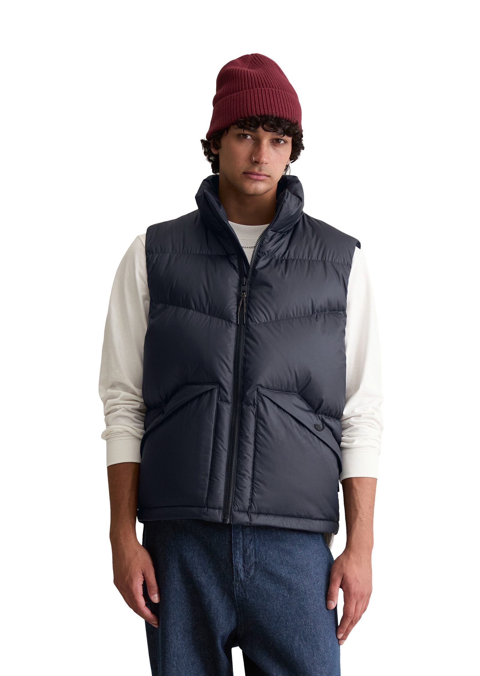 Marc O'Polo DENIM Steppweste aus wasserabweisendem Performance Polyester