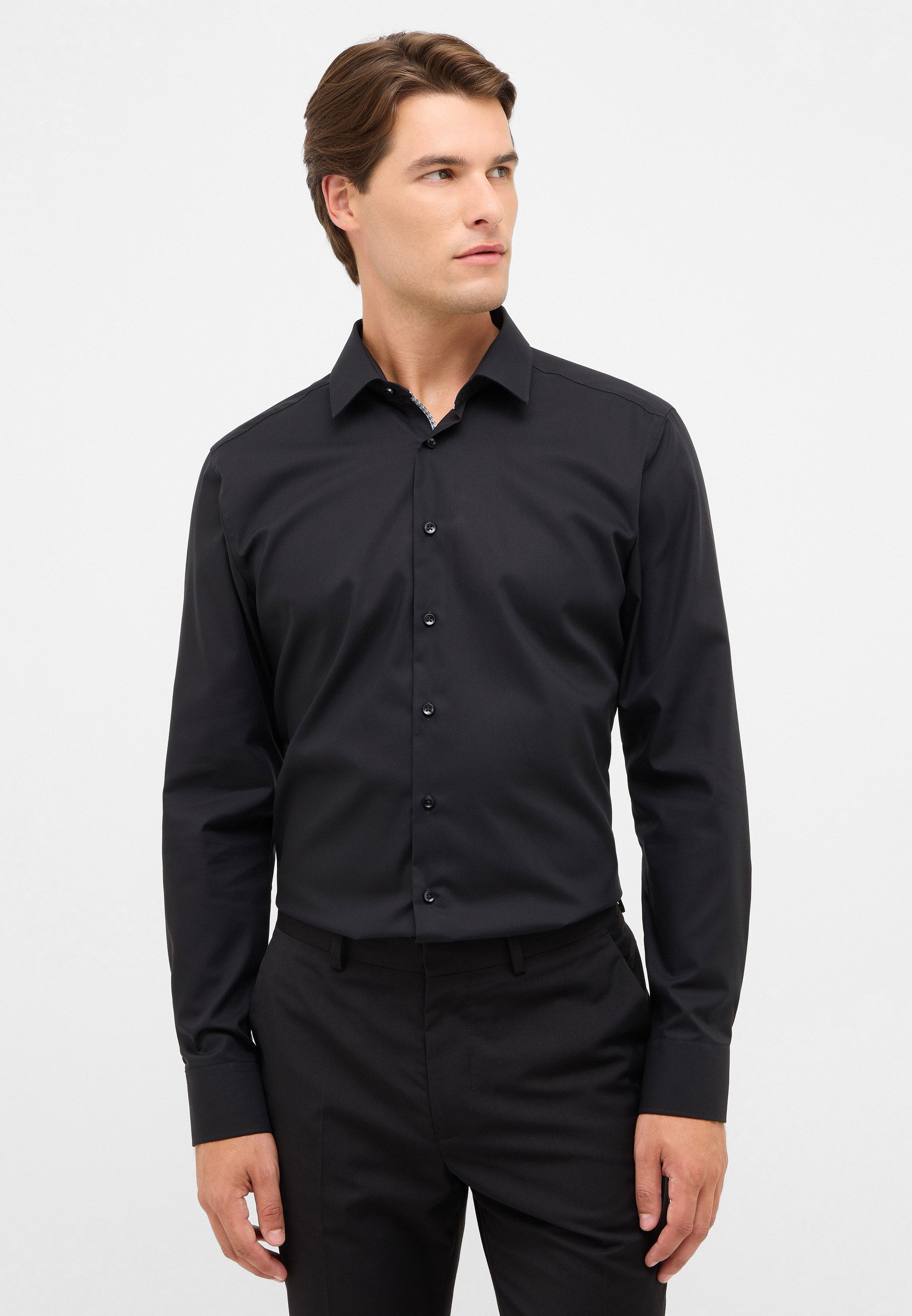 Eterna Langarmhemd SLIM FIT NON IRON (bügelfrei) günstig online kaufen