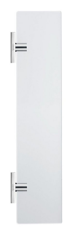 Duravit Ablageelement Karree, Glasablage 600 x 112 mm - Glas Matt/Chrom