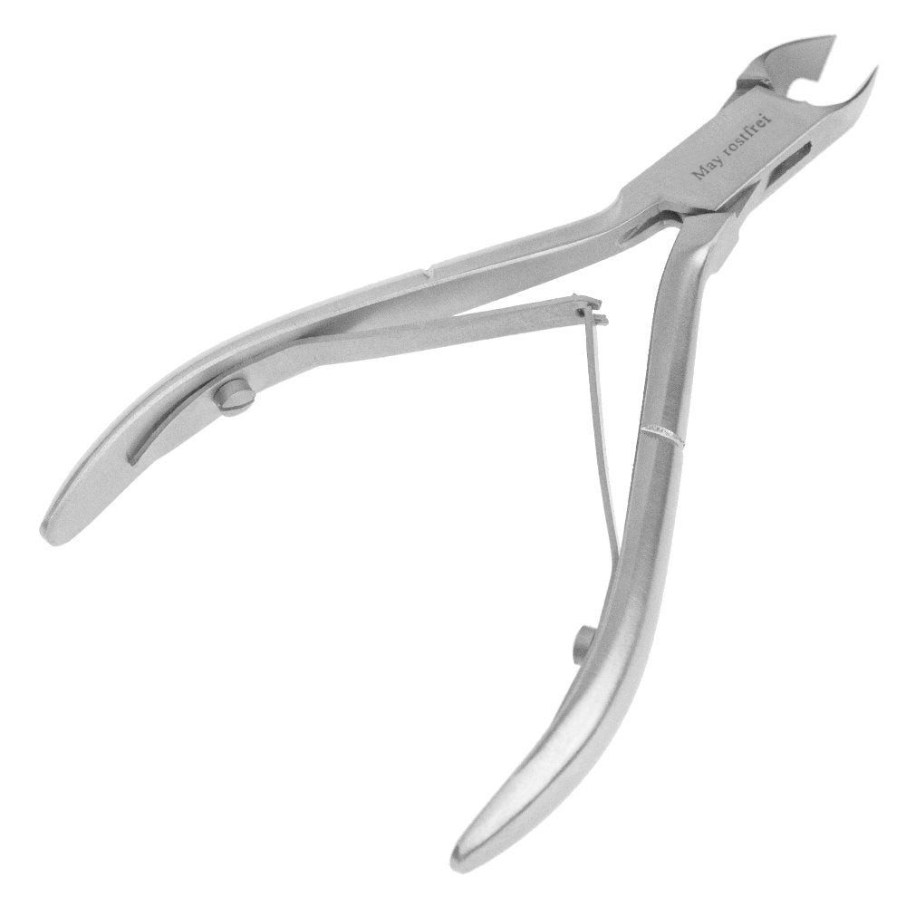 May Nagelhautzange Feine Nagelhautzange mit 4mm Schneidefläche - Hautzange für