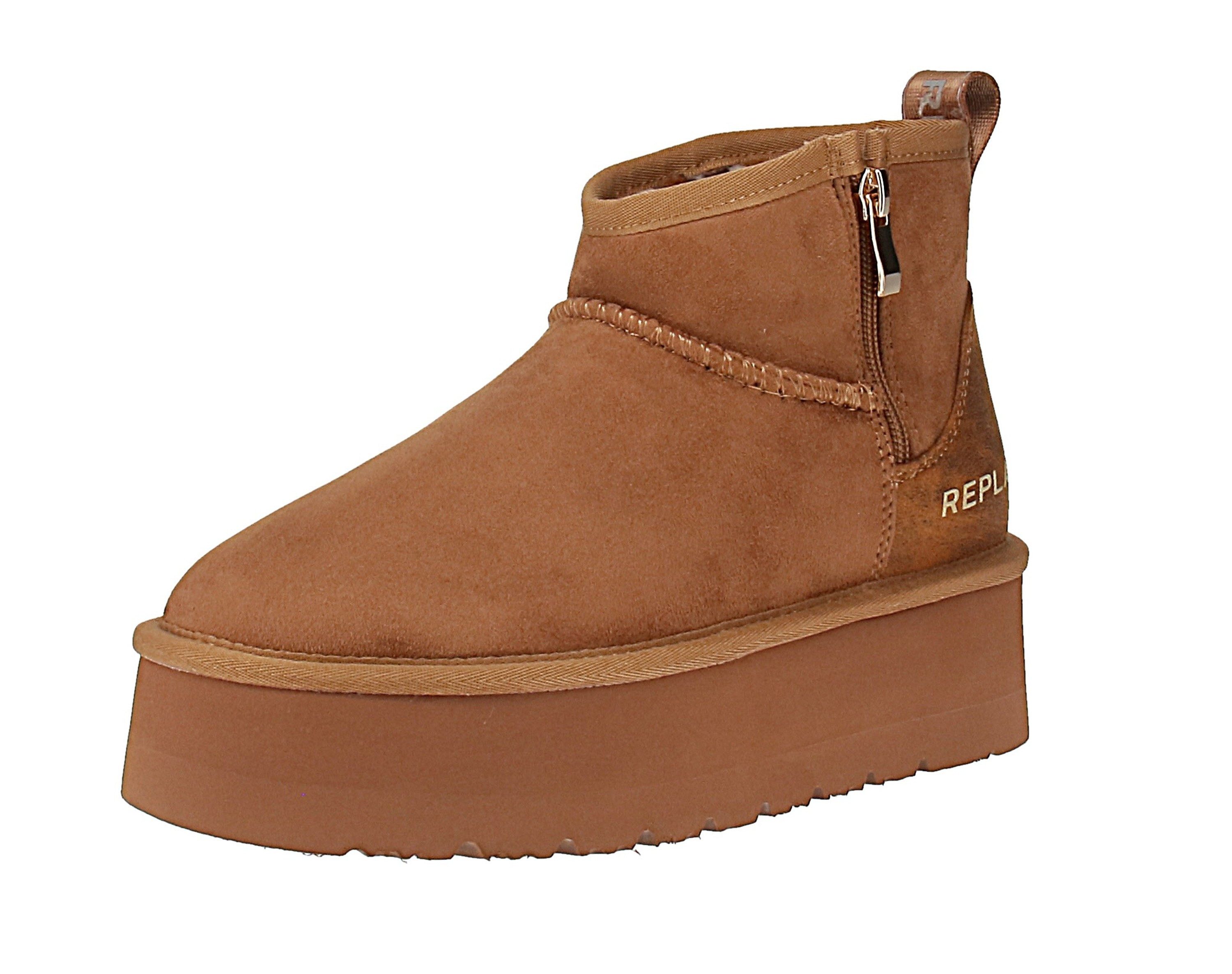Replay Replay Chic Zip Tonal GWF5A C0007T - Damen Boots - 012-Brown Stiefel